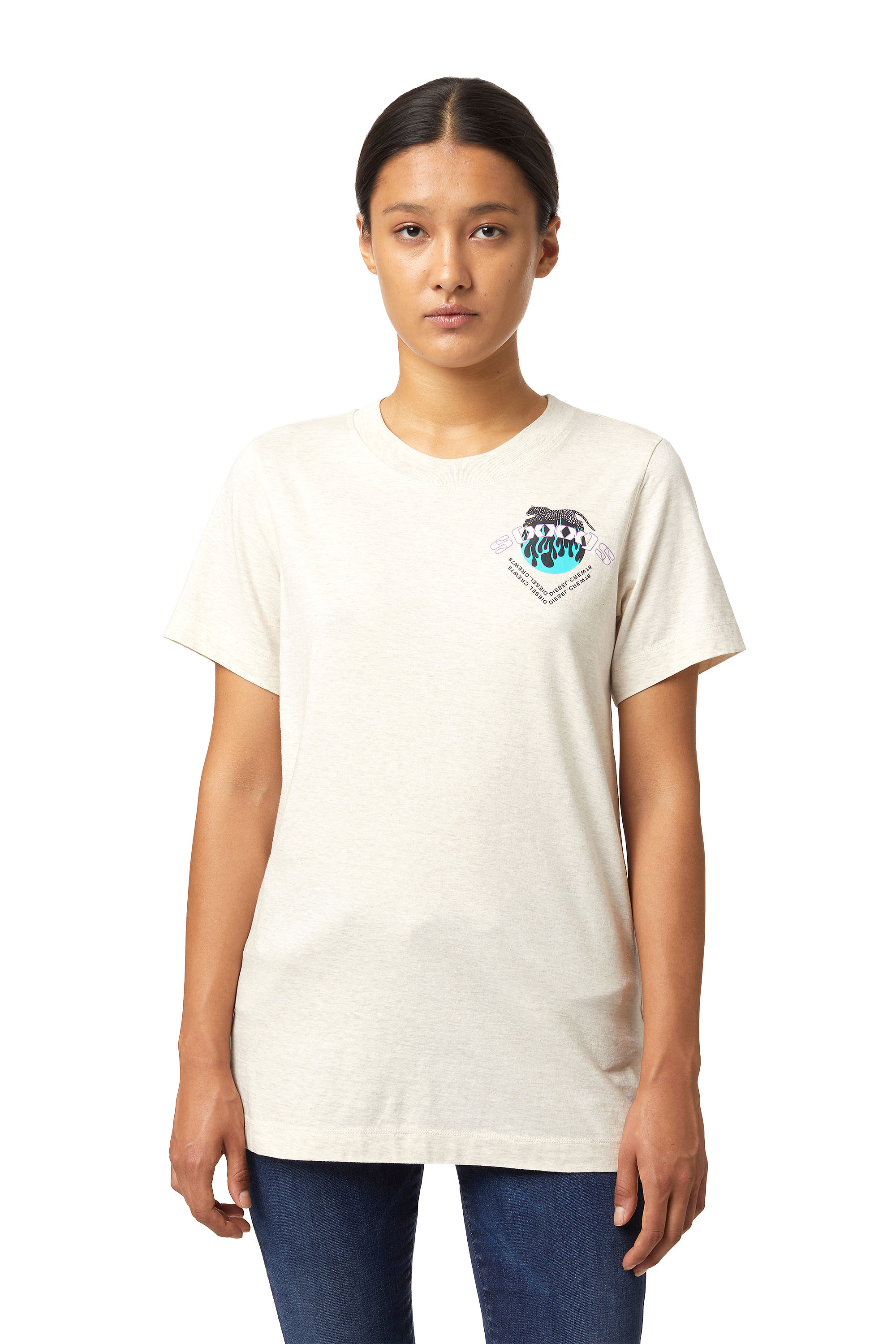 T-LILLY-B1, White Diesel - T-LILLY-B1, White - T-Shirts - Image 1