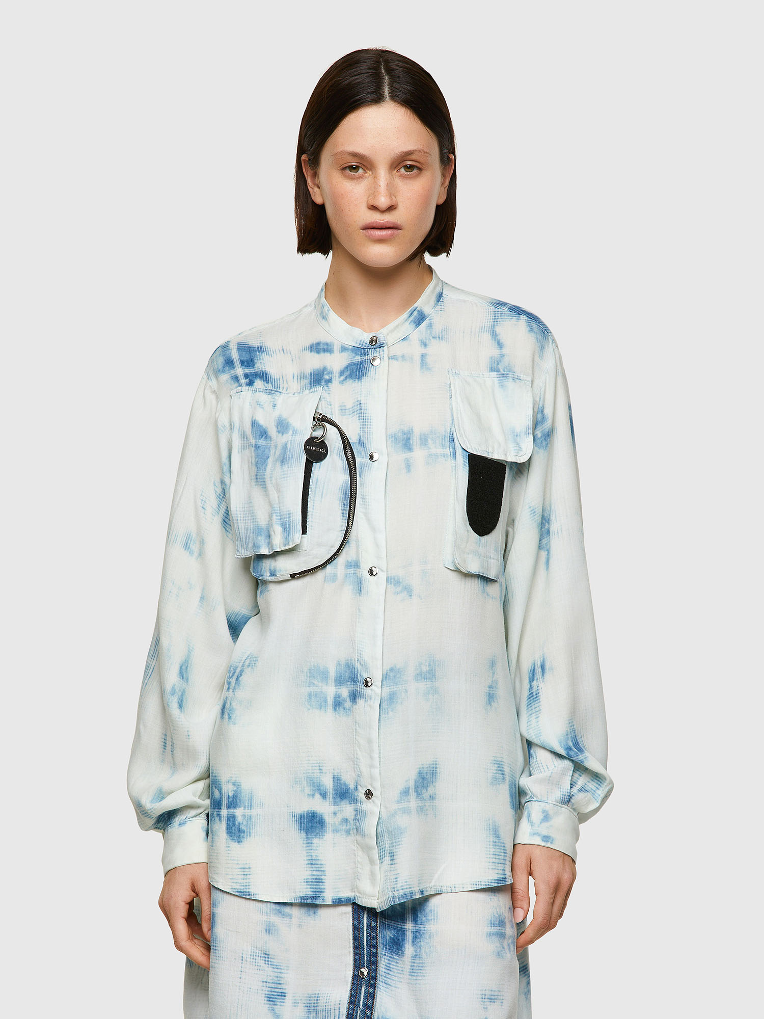 C-OVER, Blue/White Diesel - C-OVER, Blue/White - Shirts - Image 1