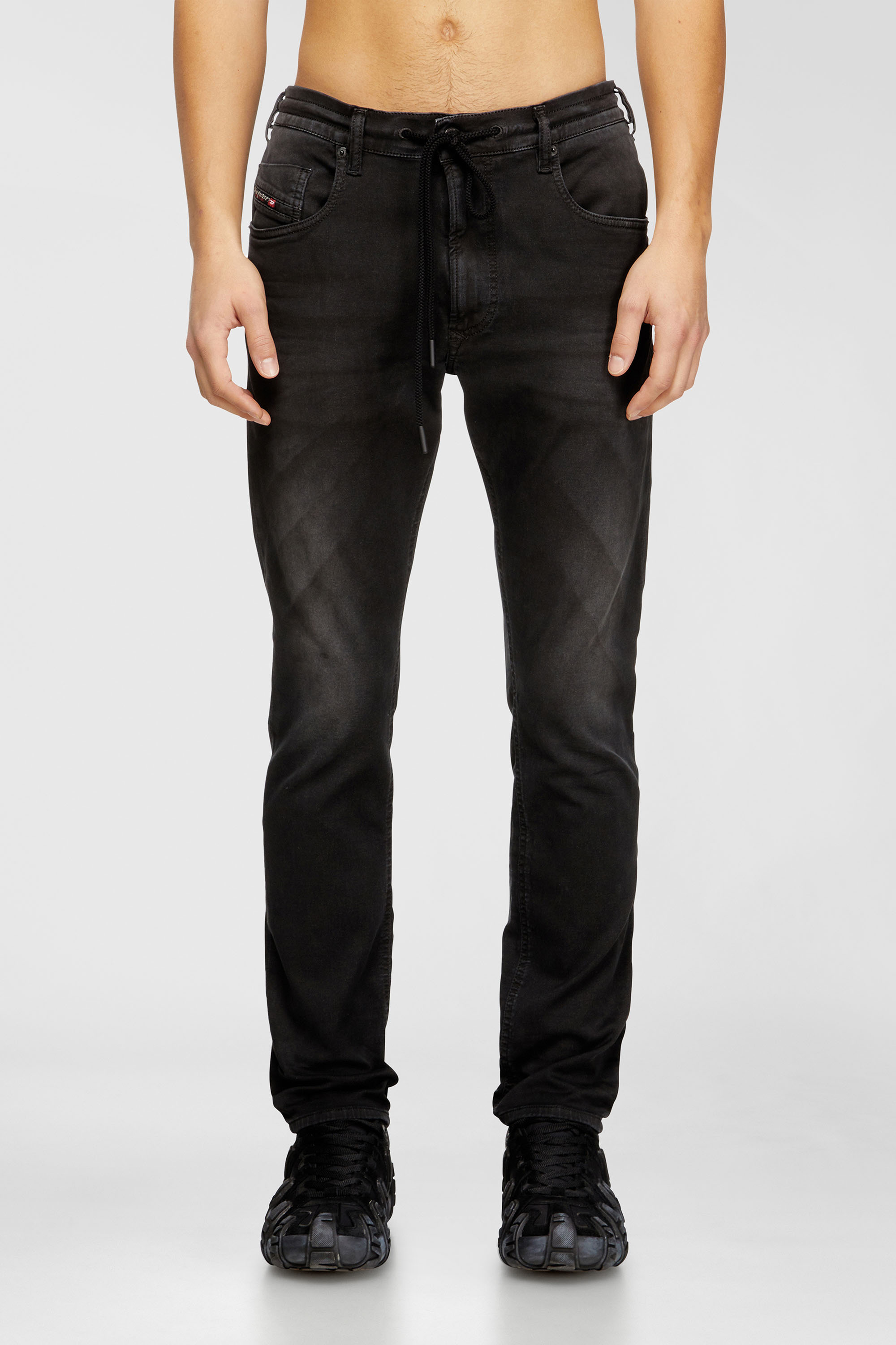 Men's Regular Jeans | Regular Waist 2032 D-Krooley Joggjeans®Black