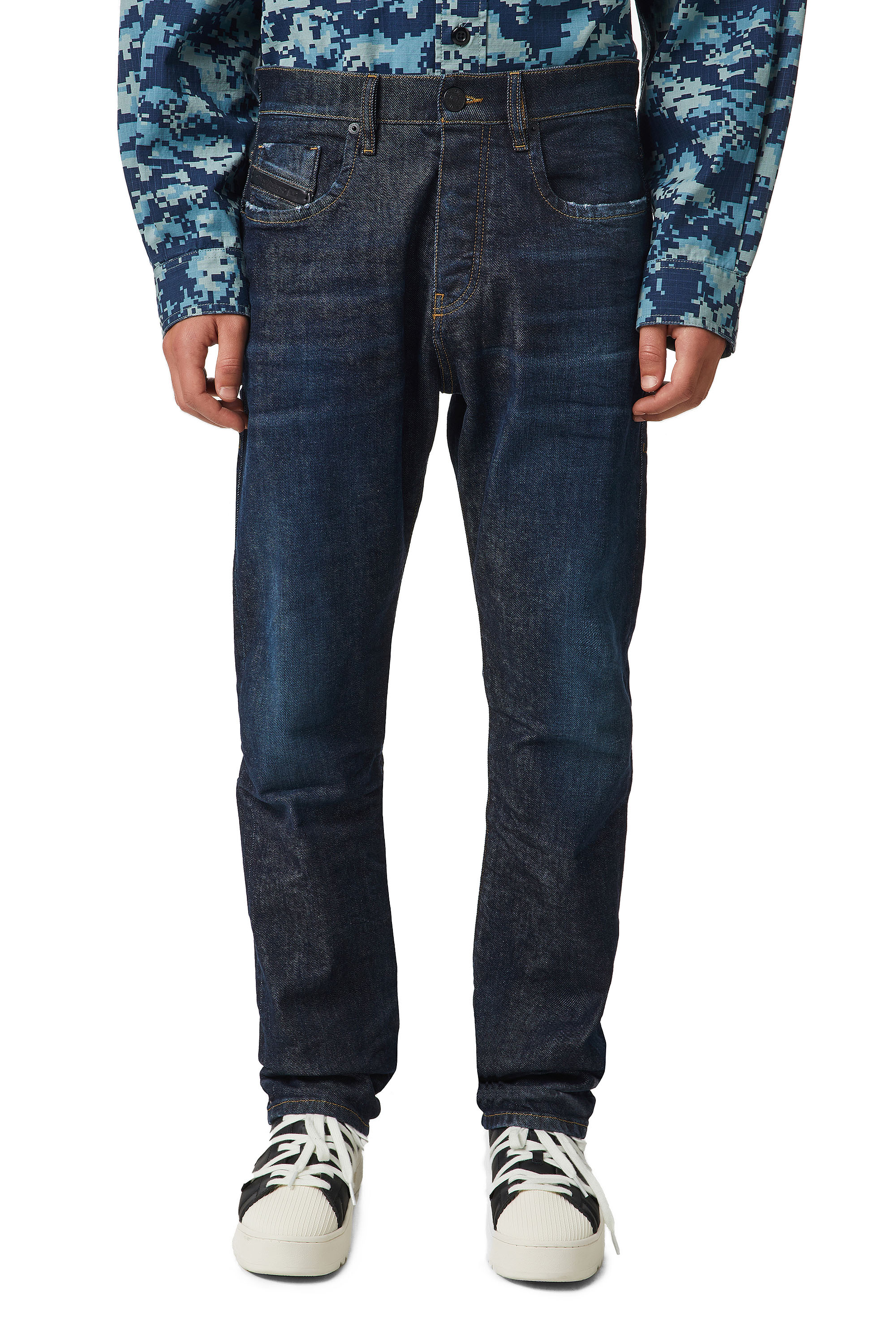D-Viker 09B45, Dark Blue Diesel - D-Viker 09B45, Dark Blue - Jeans - Image 1