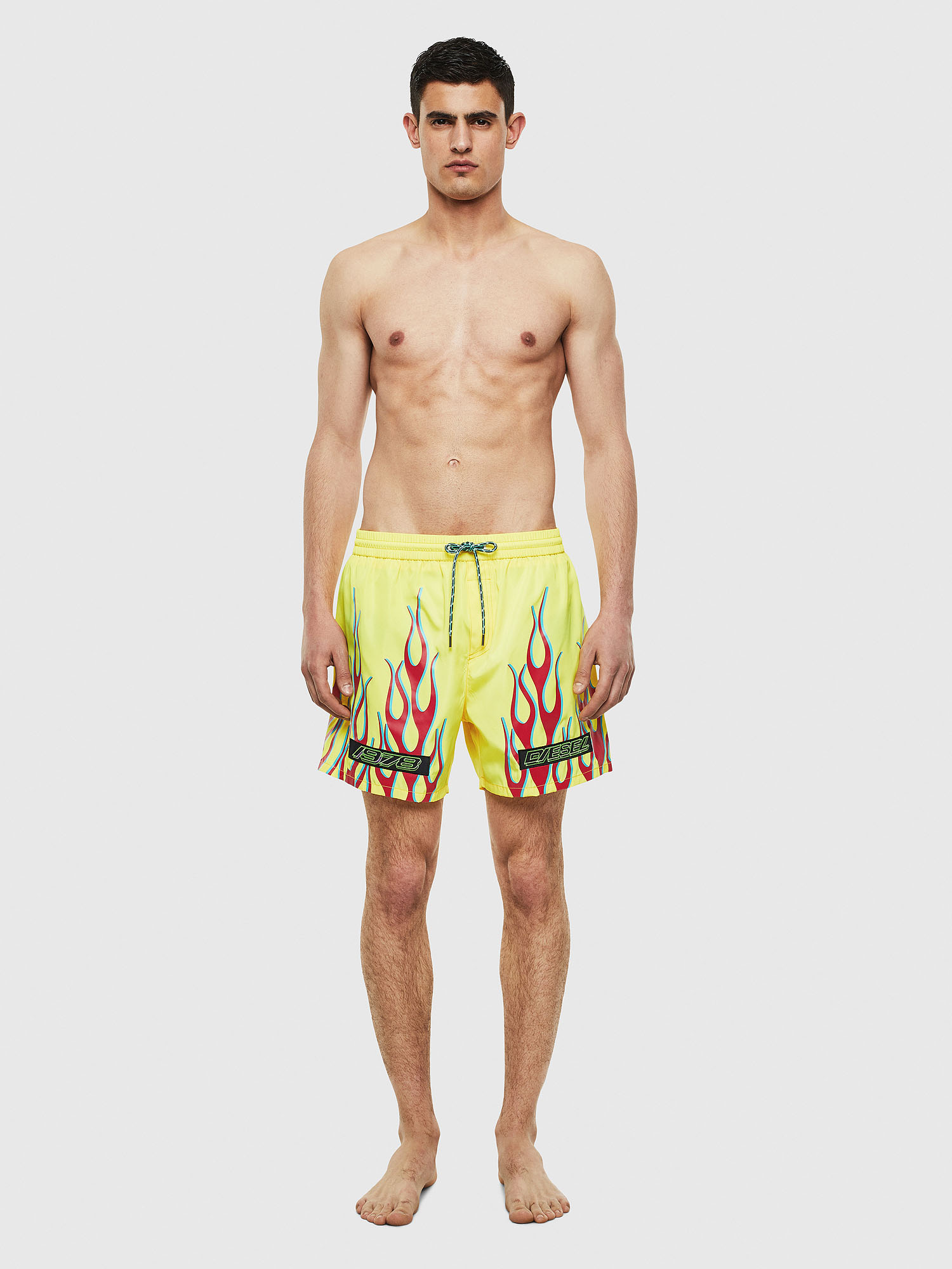 BMBX-WAVE 2.017, Green Fluo Diesel - BMBX-WAVE 2.017, Green Fluo - Swim shorts - Image 1