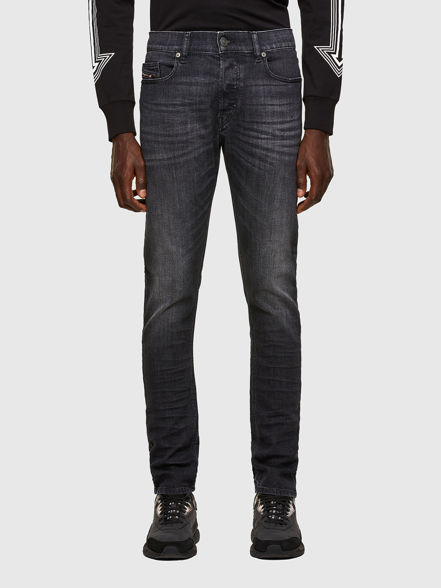 D-Luster 009EN, Black/Dark grey Diesel - D-Luster 009EN, Black/Dark grey - Jeans - Image 1