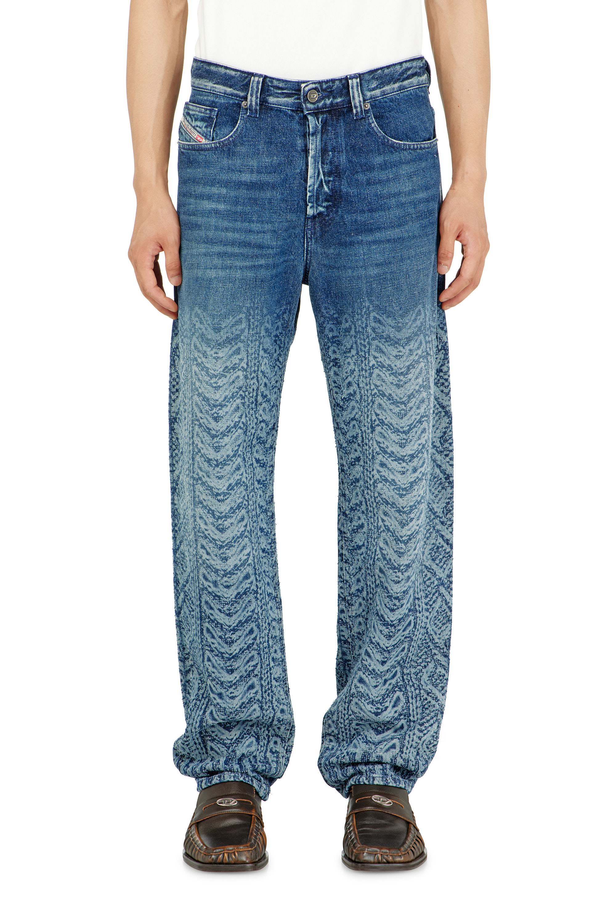 Diesel - Man's Regular Jeans 2024 D-Macs 007EV, Dark Blue - 4