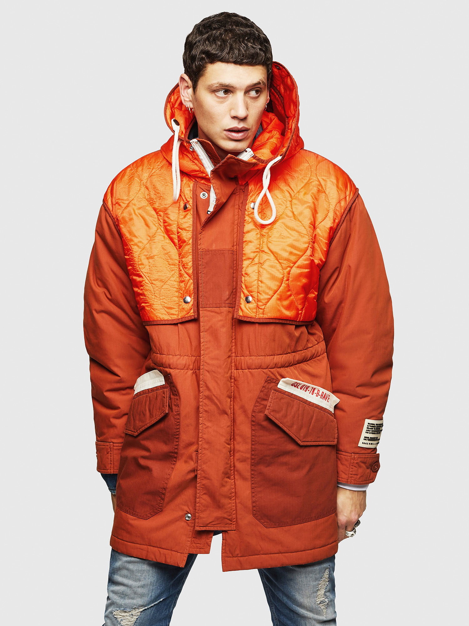 W-KOVIK, Orange Diesel - W-KOVIK, Orange - Winter Jackets - Image 1
