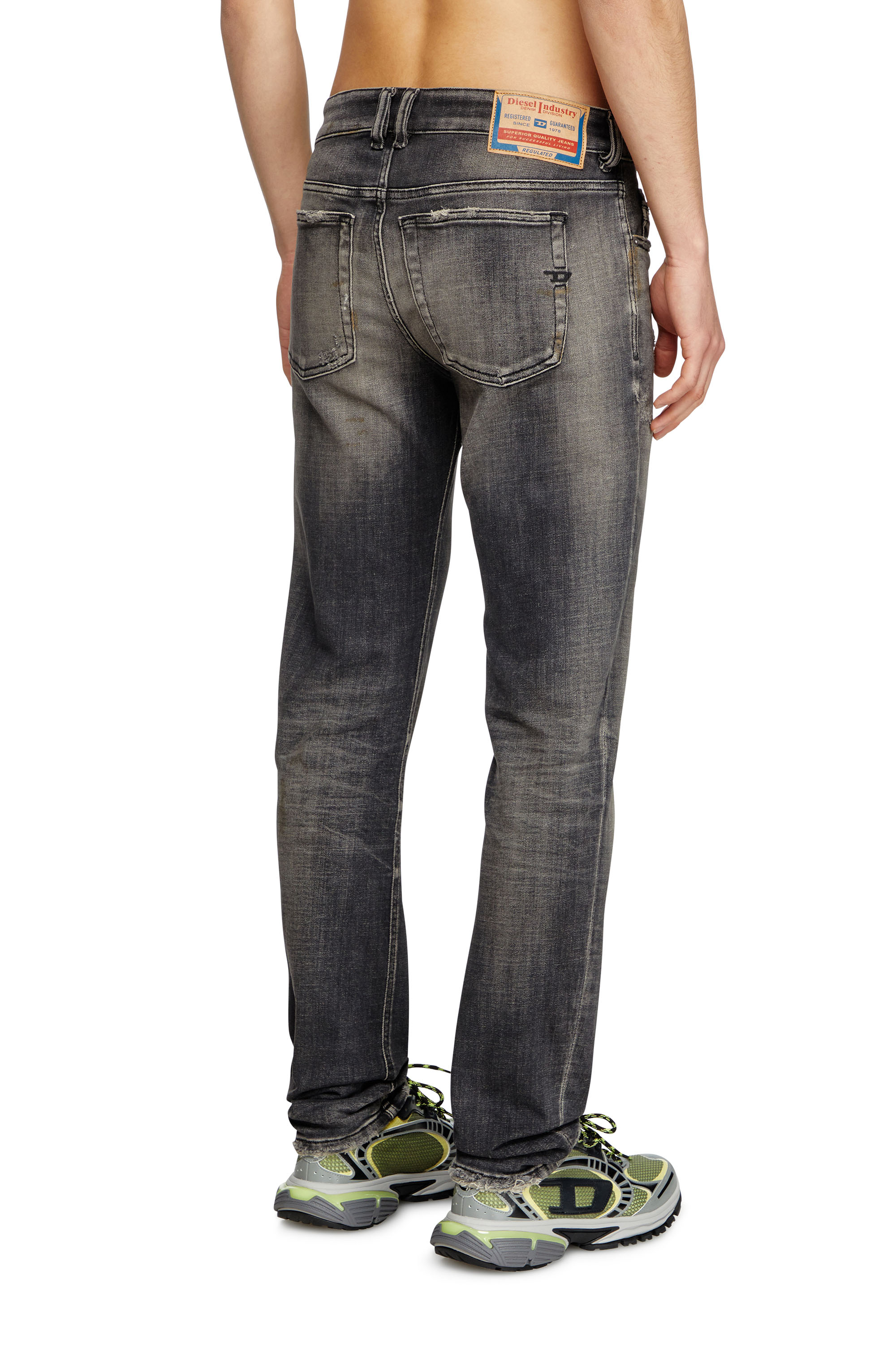 Diesel - Man's Skinny Jeans 1979 Sleenker 09K56, Black/Dark grey - 3