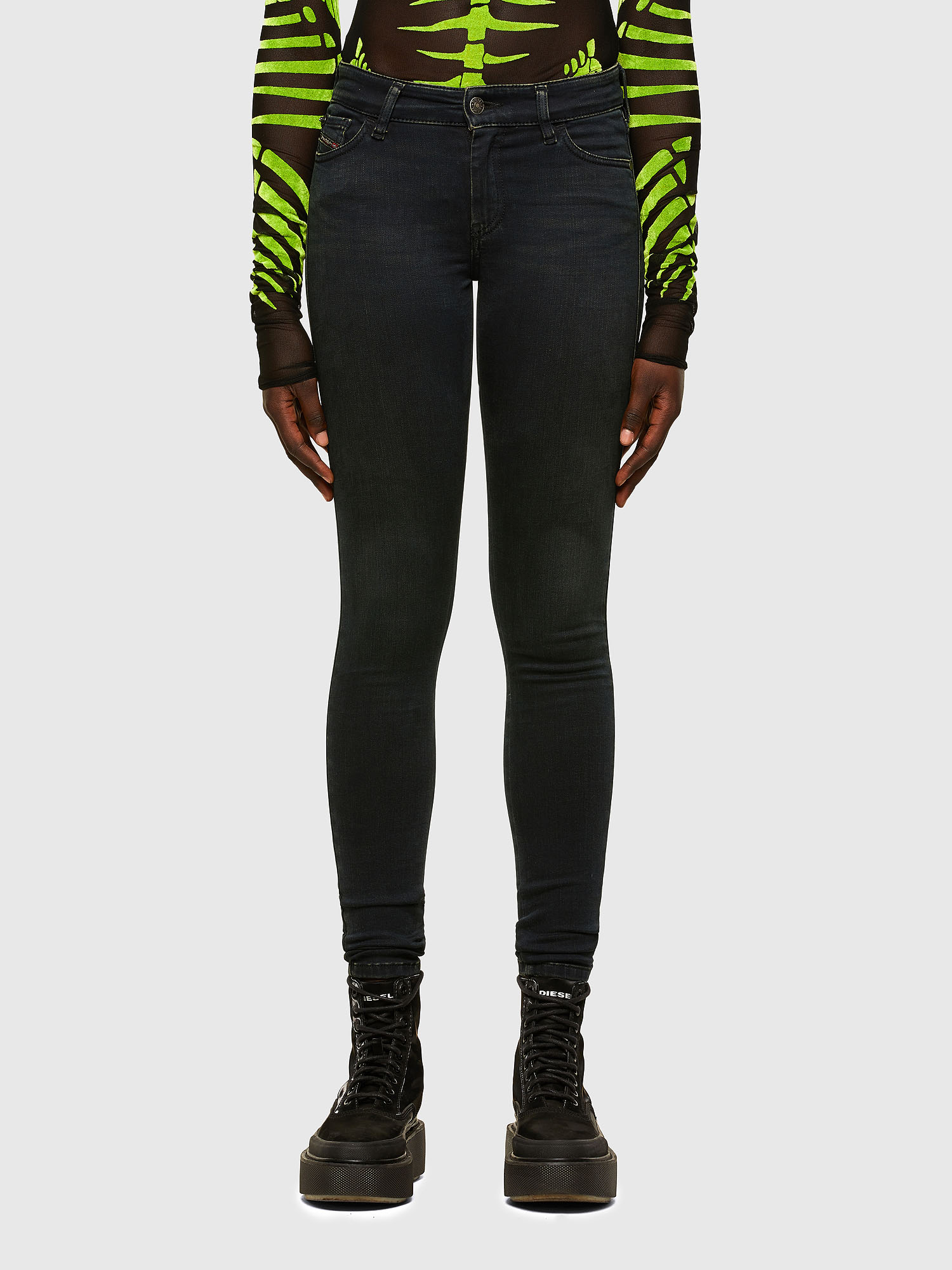 Slandy 009QG, Dark Blue Diesel - Slandy 009QG, Dark Blue - Jeans - Image 1