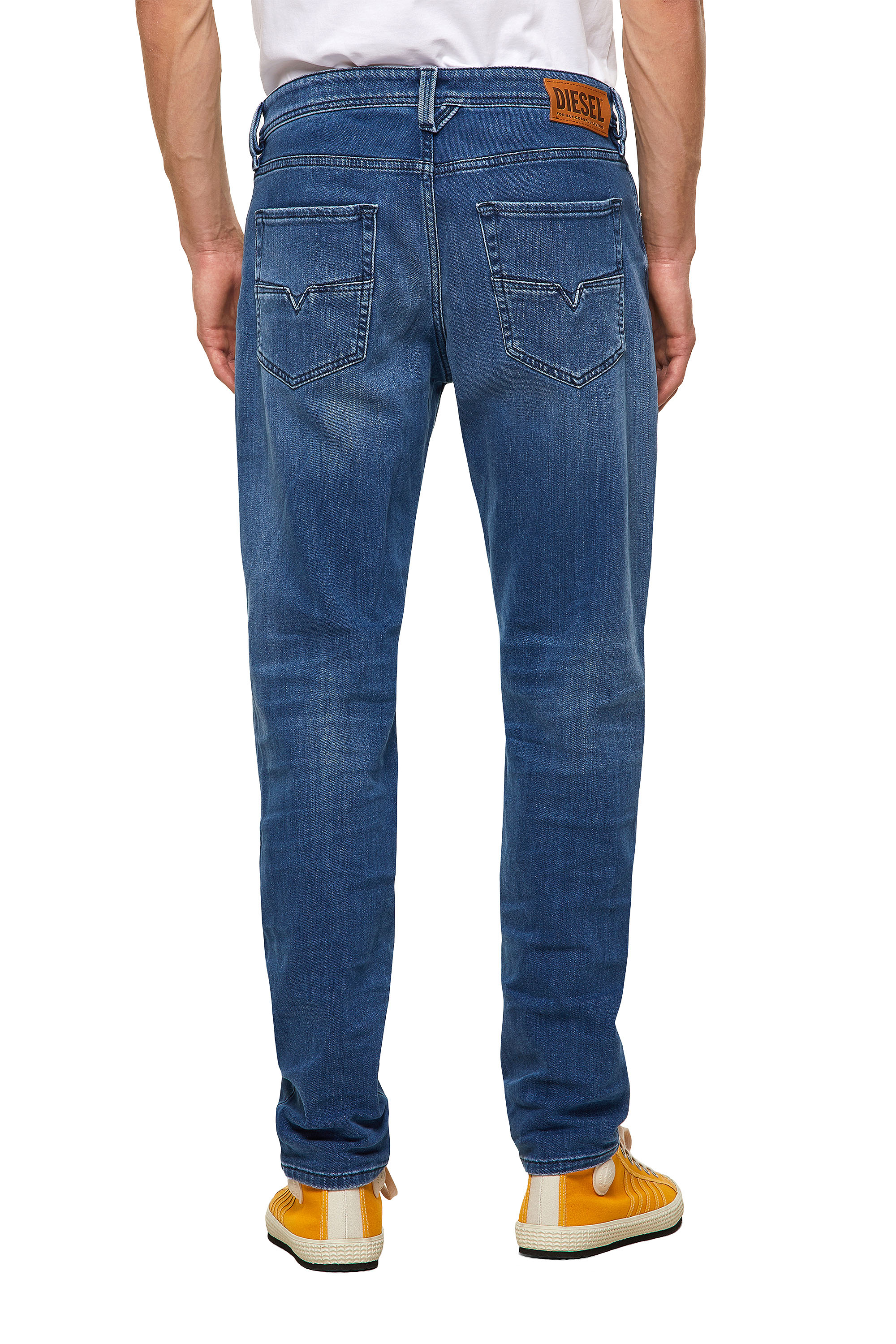 Diesel - Larkee-Beex 0097X Tapered Jeans, Medium blue - Image 2