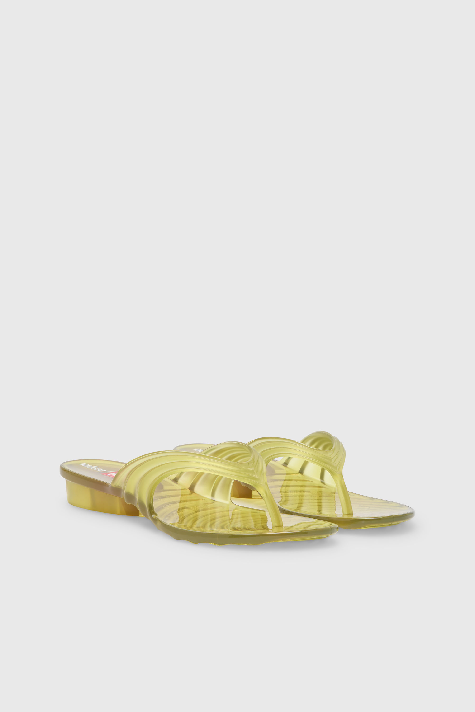 Diesel - MELISSA QUANTUM THONG, Woman's Sculptural flip-flops in Melflex&reg; in Yellow - 2