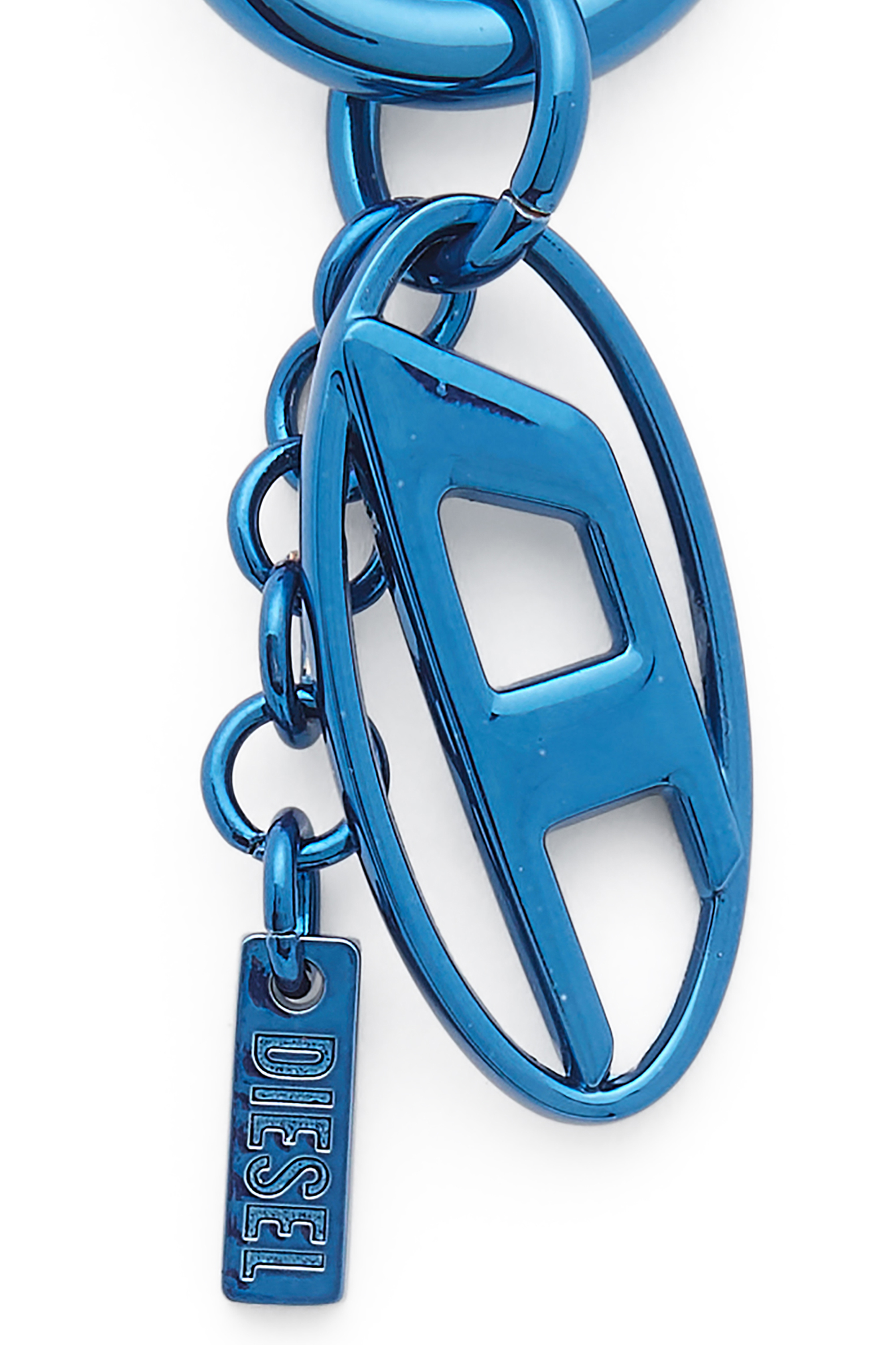 Diesel - CHARM-OVAL D, Unisex's Charm with Oval D charm in Blue - 3