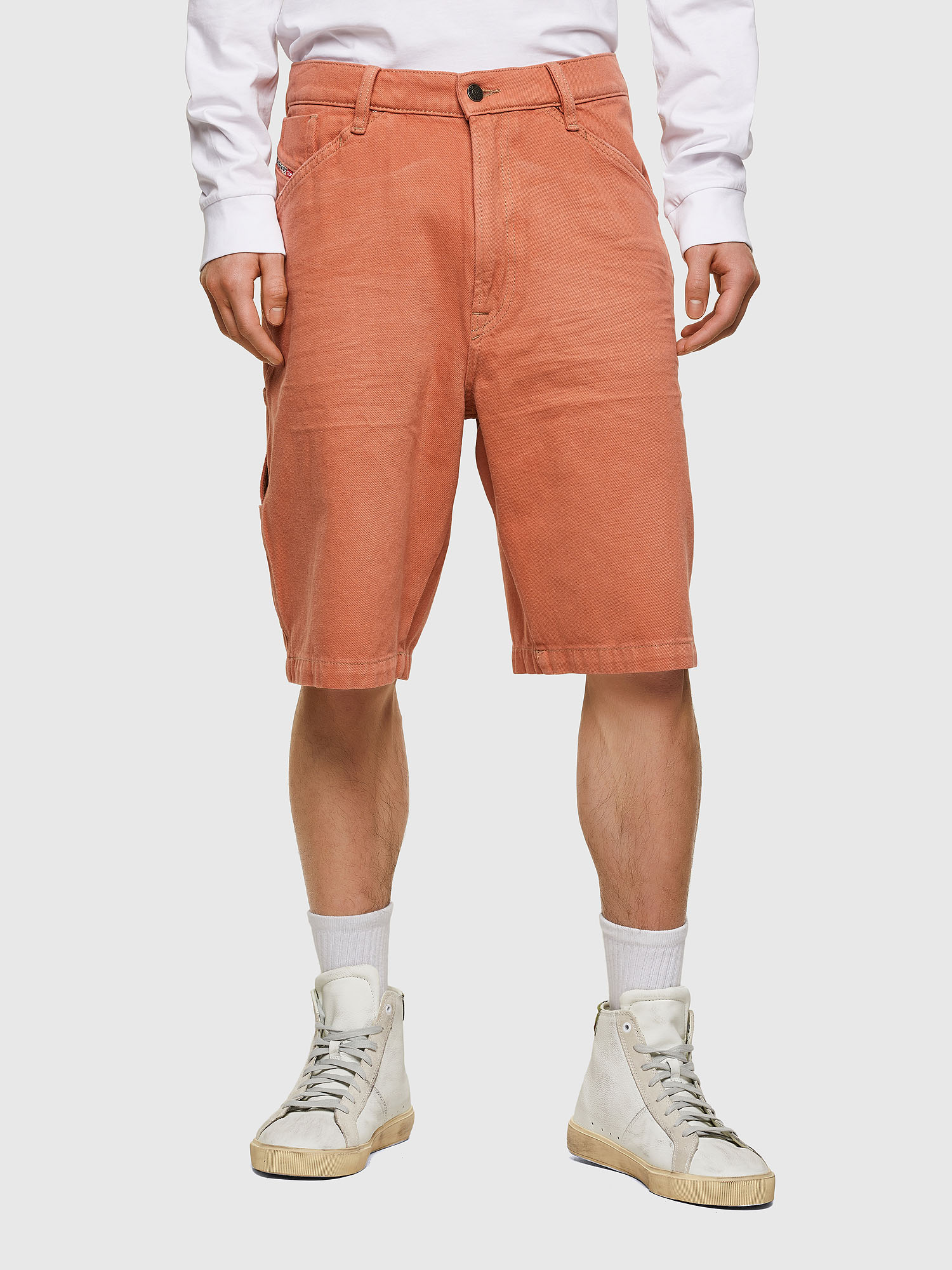 D-FRANKY-SHORT-SP, Orange Diesel - D-FRANKY-SHORT-SP, Orange - Shorts - Image 1