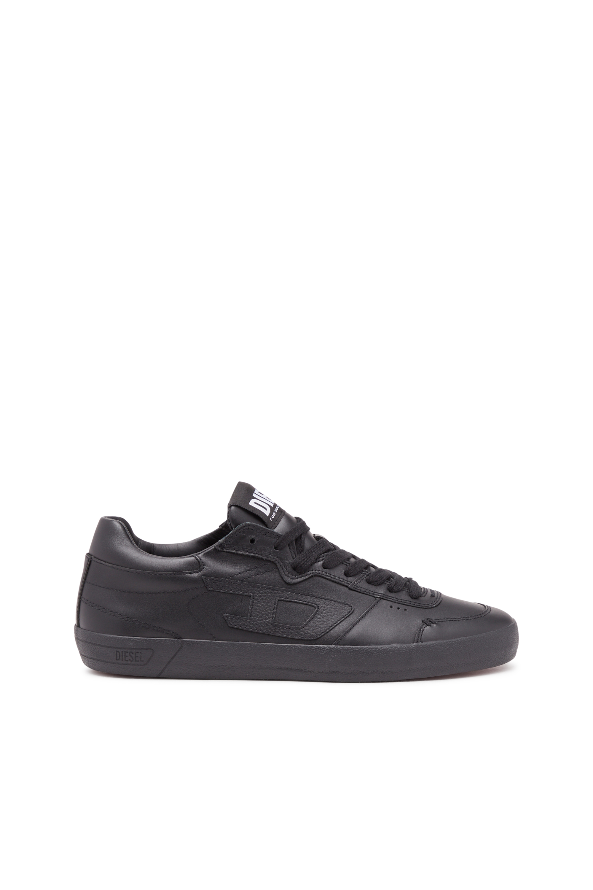 Men's S-Leroji Low - Low-top leather sneakers with D branding 