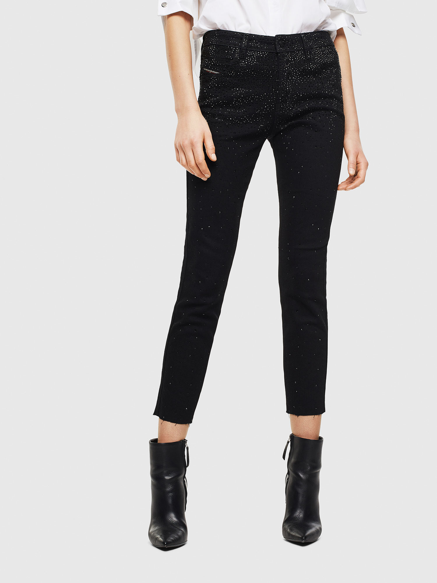 Babhila 0093R, Black/Dark grey Diesel - Babhila 0093R, Black/Dark grey - Jeans - Image 1