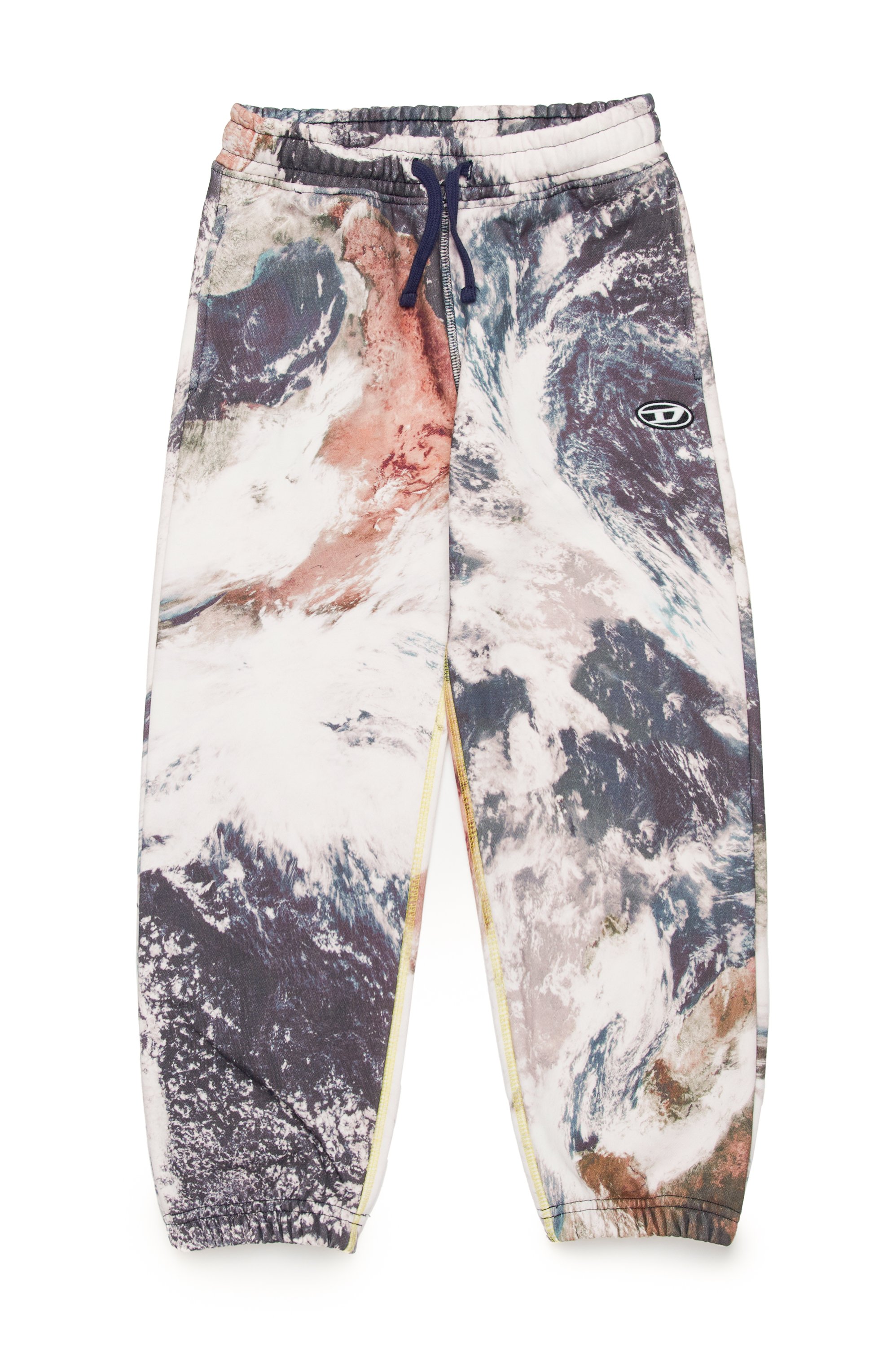 Diesel - PMARTAS, Man's Sweatpants with Camo Planet print in Multicolor - 1