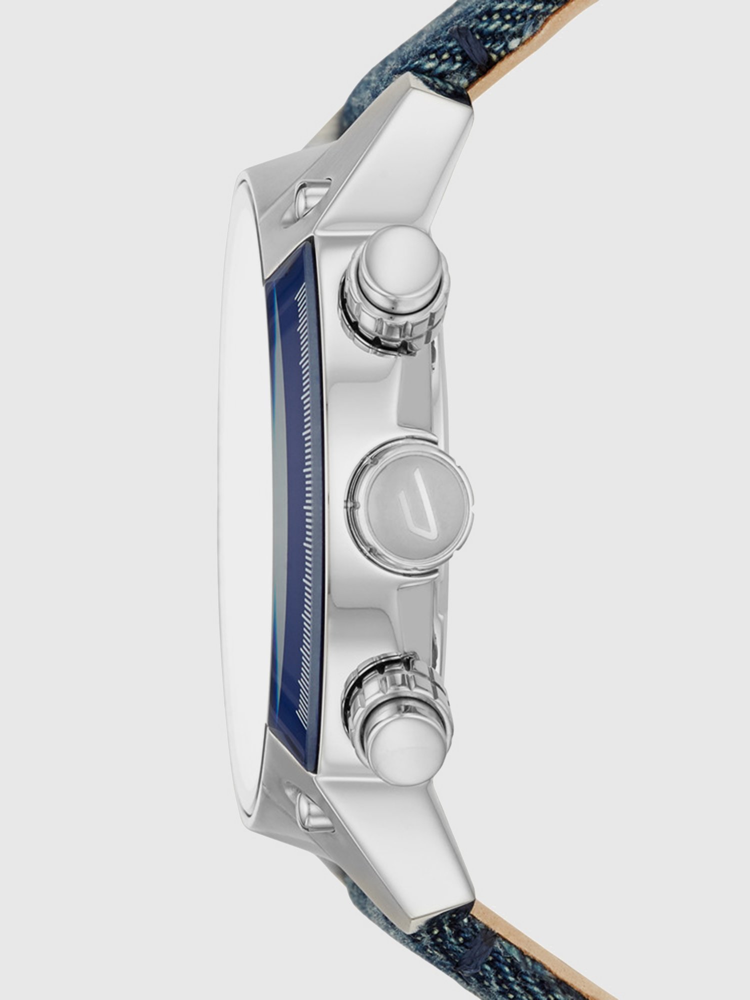 DZ4480 Man: Overflow round watch w/silver-tone dial, 49 mm | Diesel
