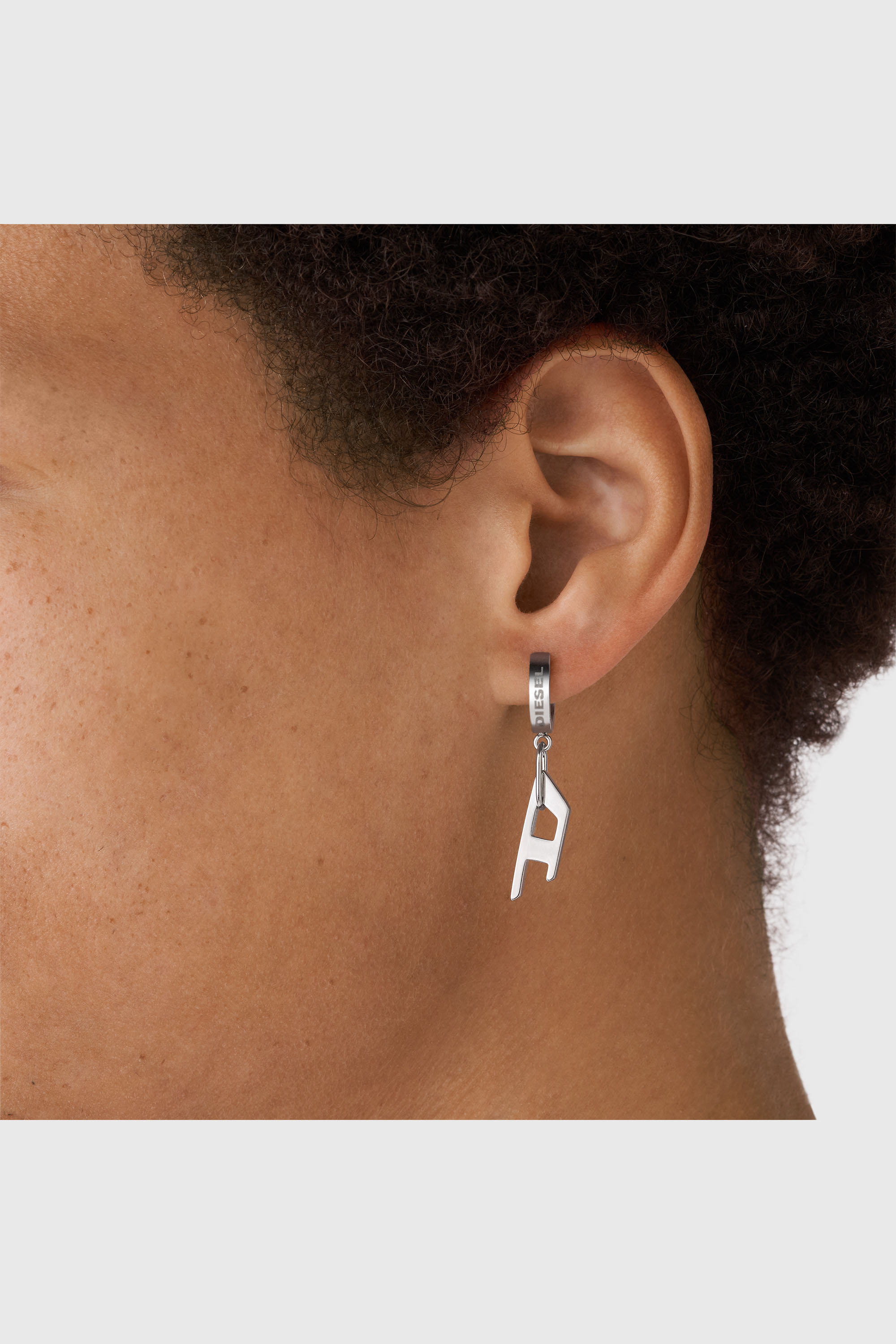 DIESELピアスDX1336 DX1336: Stainless steel hoop earring | Diesel {{Country}}