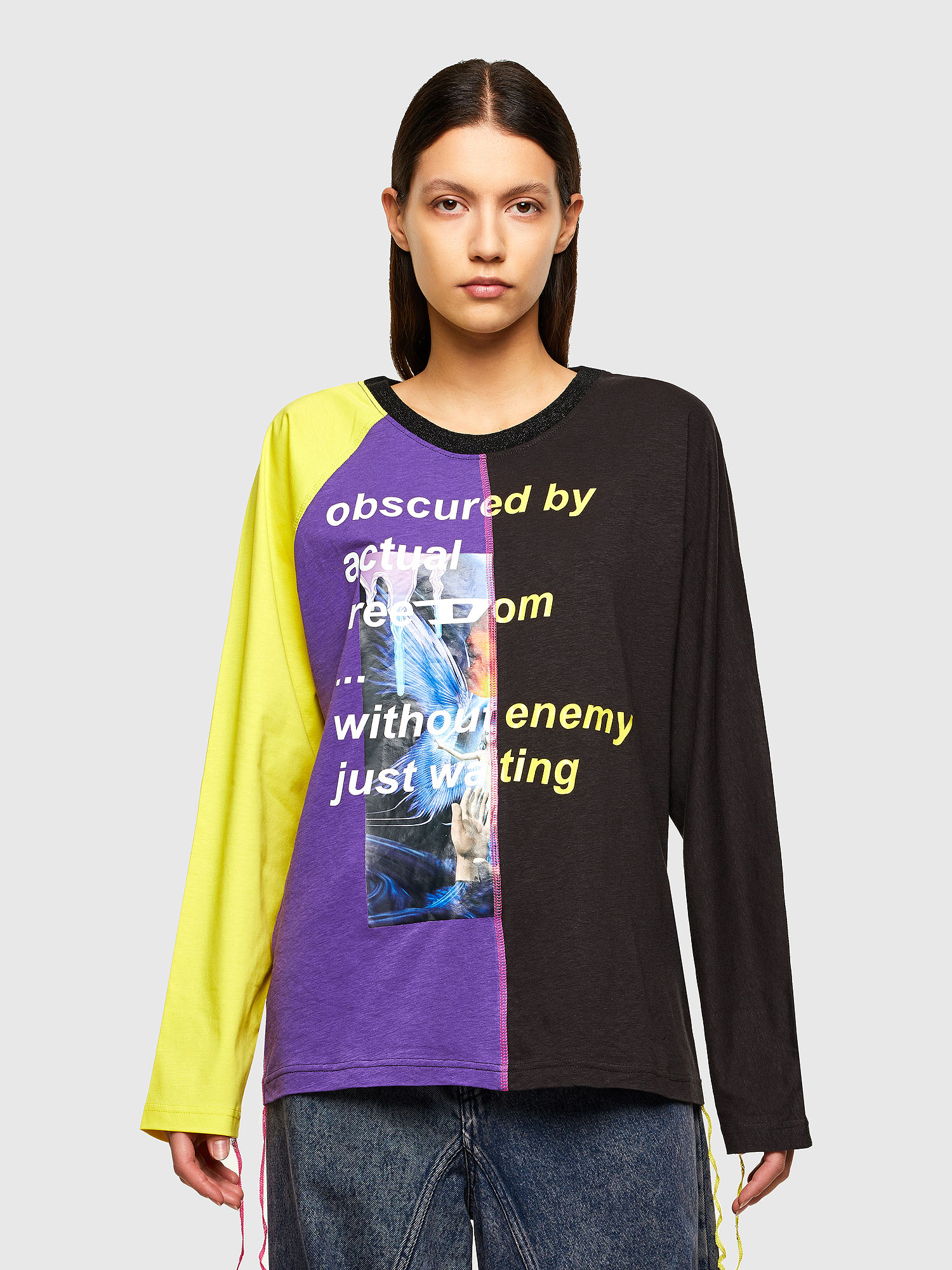 T-KIM, Violet/Black Diesel - T-KIM, Violet/Black - T-Shirts - Image 1