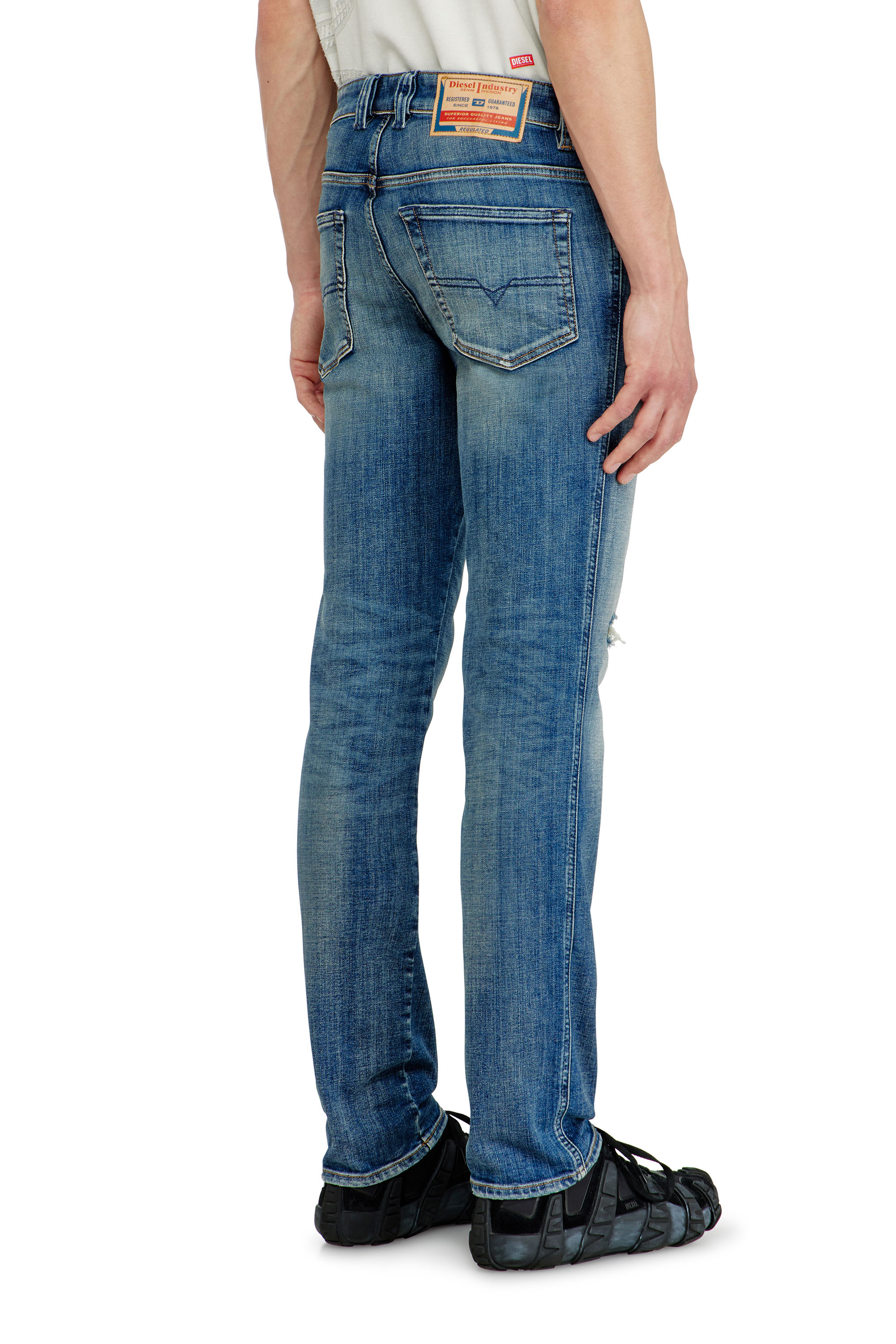 Diesel - Man's Slim Jeans 1993 D-Vyl 09P44, Medium blue - 5