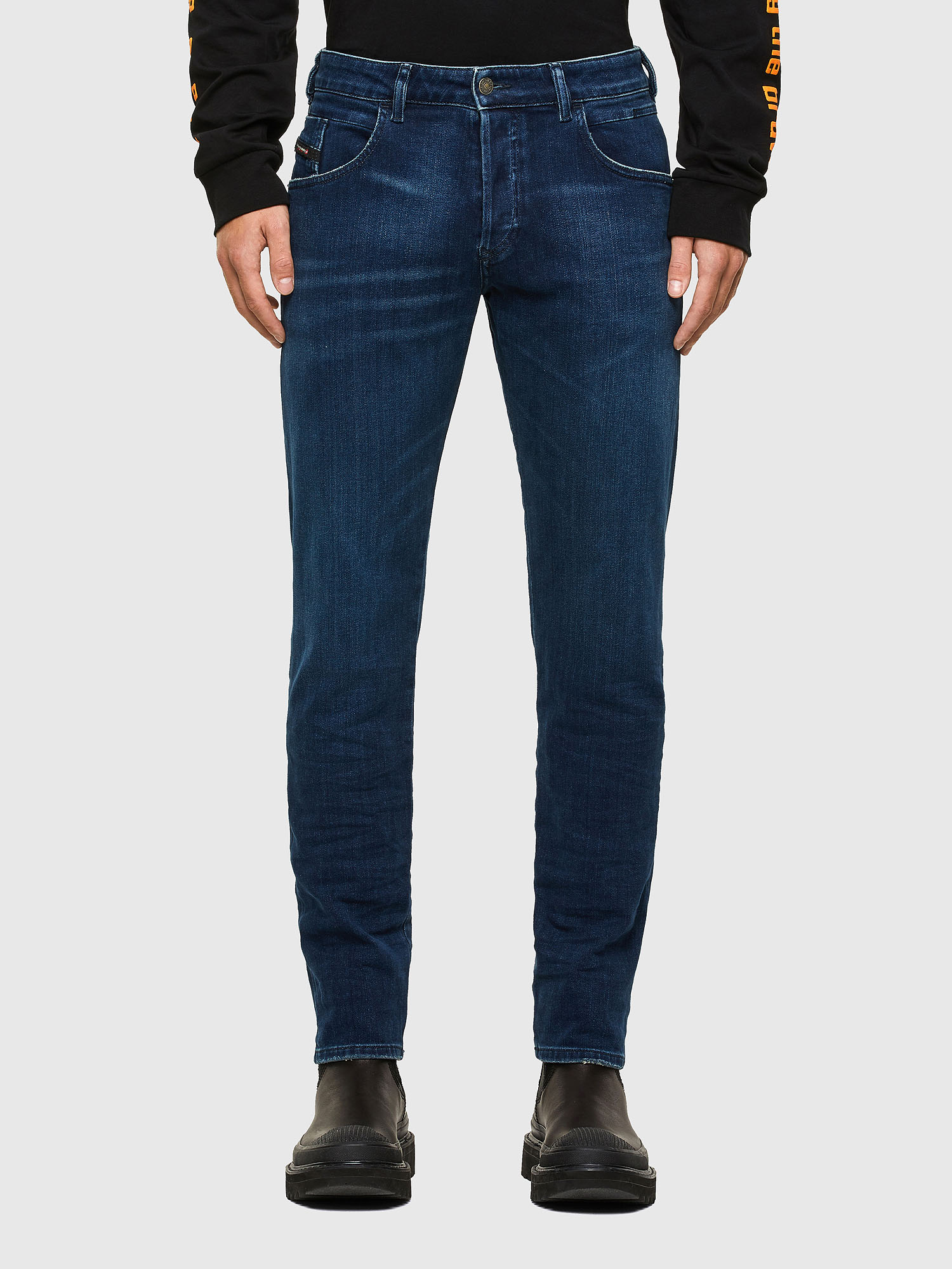 D-Bazer 009JE, Dark Blue Diesel - D-Bazer 009JE, Dark Blue - Jeans - Image 1