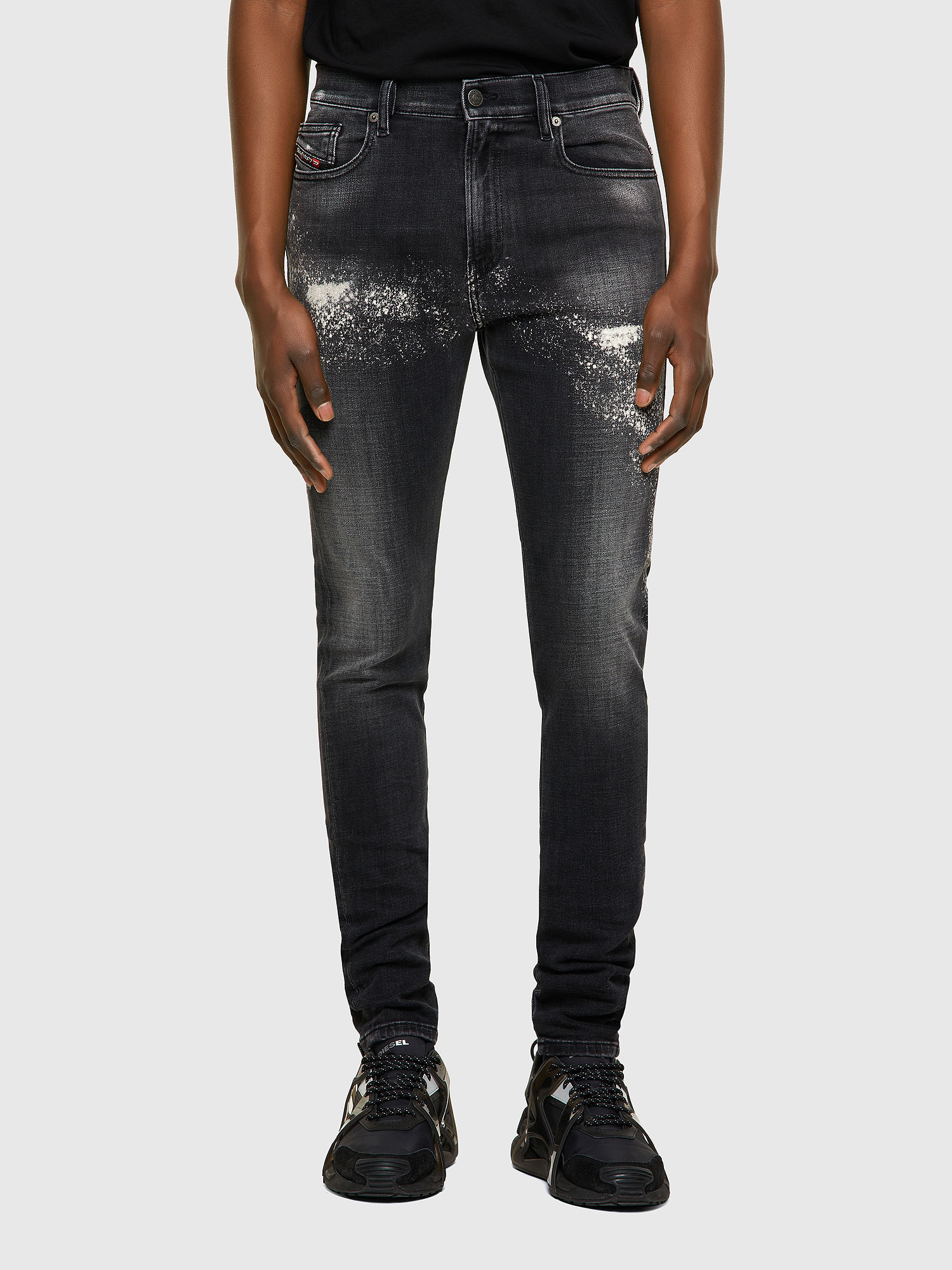 D-Amny 009QW, Black/Dark grey Diesel - D-Amny 009QW, Black/Dark grey - Jeans - Image 1