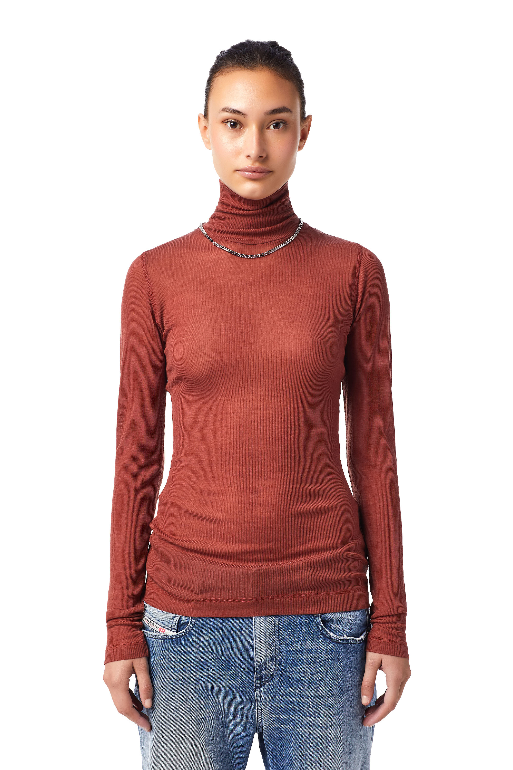T-PAENOCK, Brown Diesel - T-PAENOCK, Brown - Tops - Image 1
