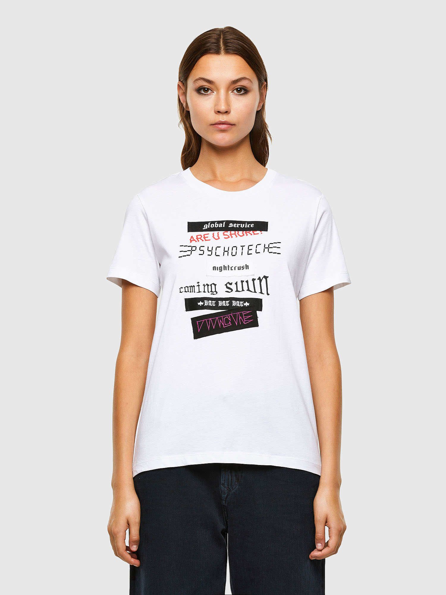 T-SILY-V20, White Diesel - T-SILY-V20, White - T-Shirts - Image 1