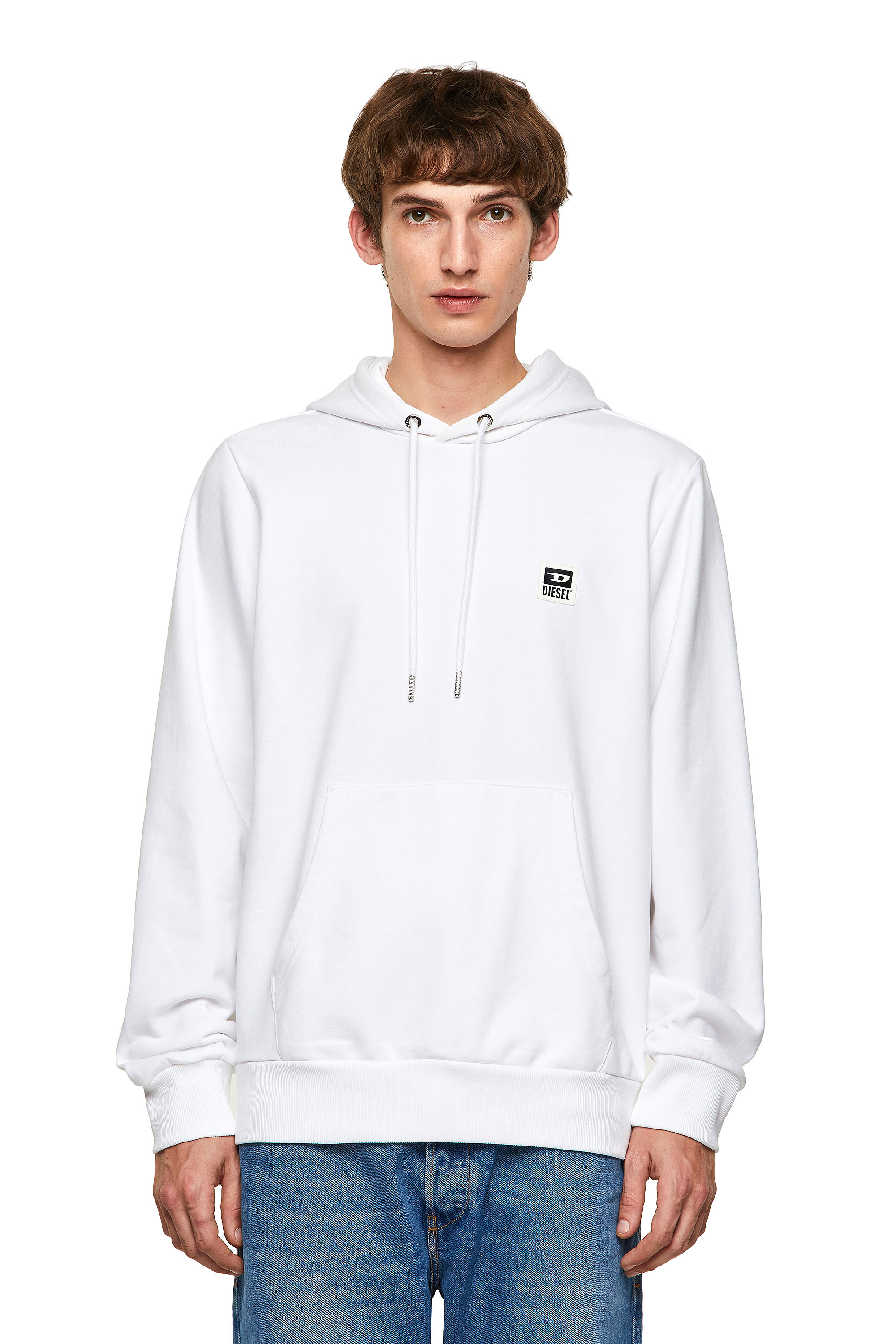 S-GIRK-HOOD-K21, White Diesel - S-GIRK-HOOD-K21, White - Sweaters - Image 1