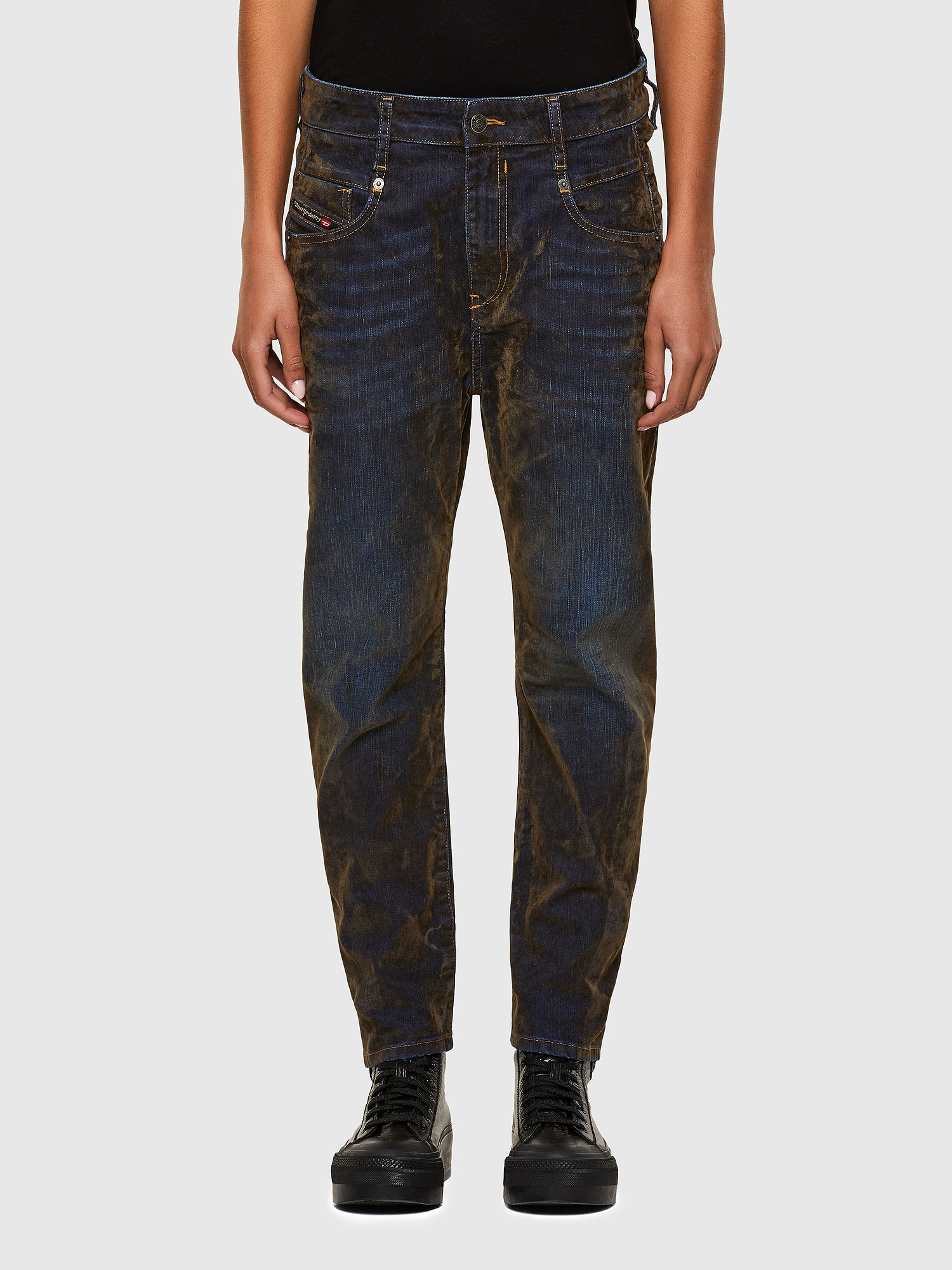 Fayza 069RQ, Blue/Yellow Diesel - Fayza 069RQ, Blue/Yellow - Jeans - Image 1