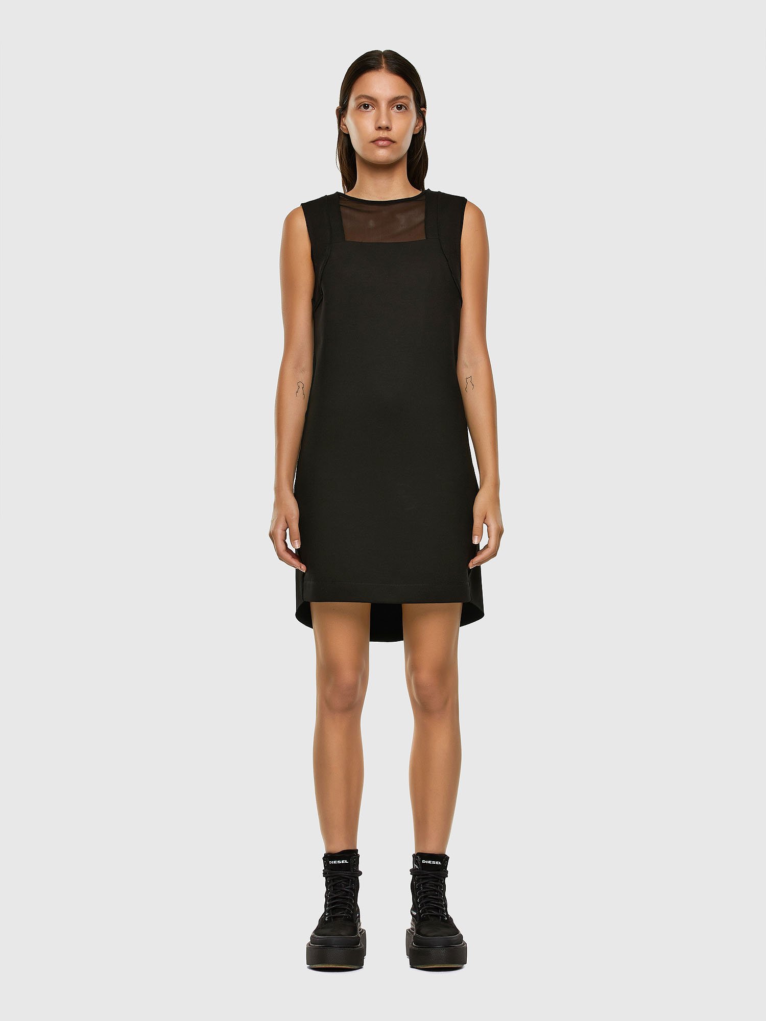 D-PLEADY, Black Diesel - D-PLEADY, Black - Dresses - Image 1
