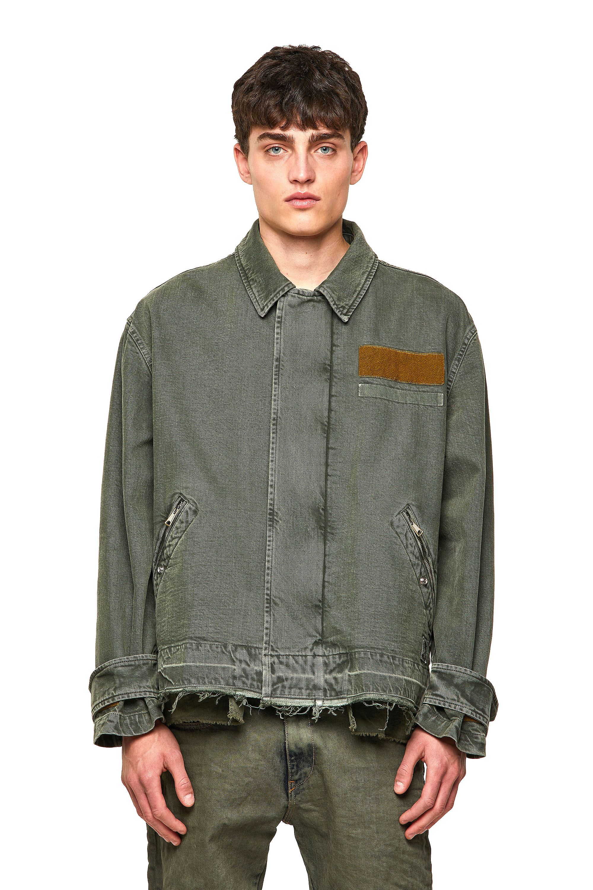J-GEORG, Olive Green Diesel - J-GEORG, Olive Green - Jackets - Image 1