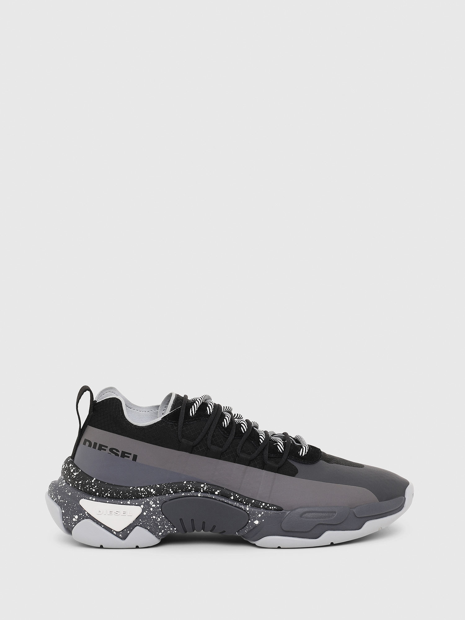 S-KIPPER BAND, Gray/Black Diesel - S-KIPPER BAND, Gray/Black - Sneakers - Image 1