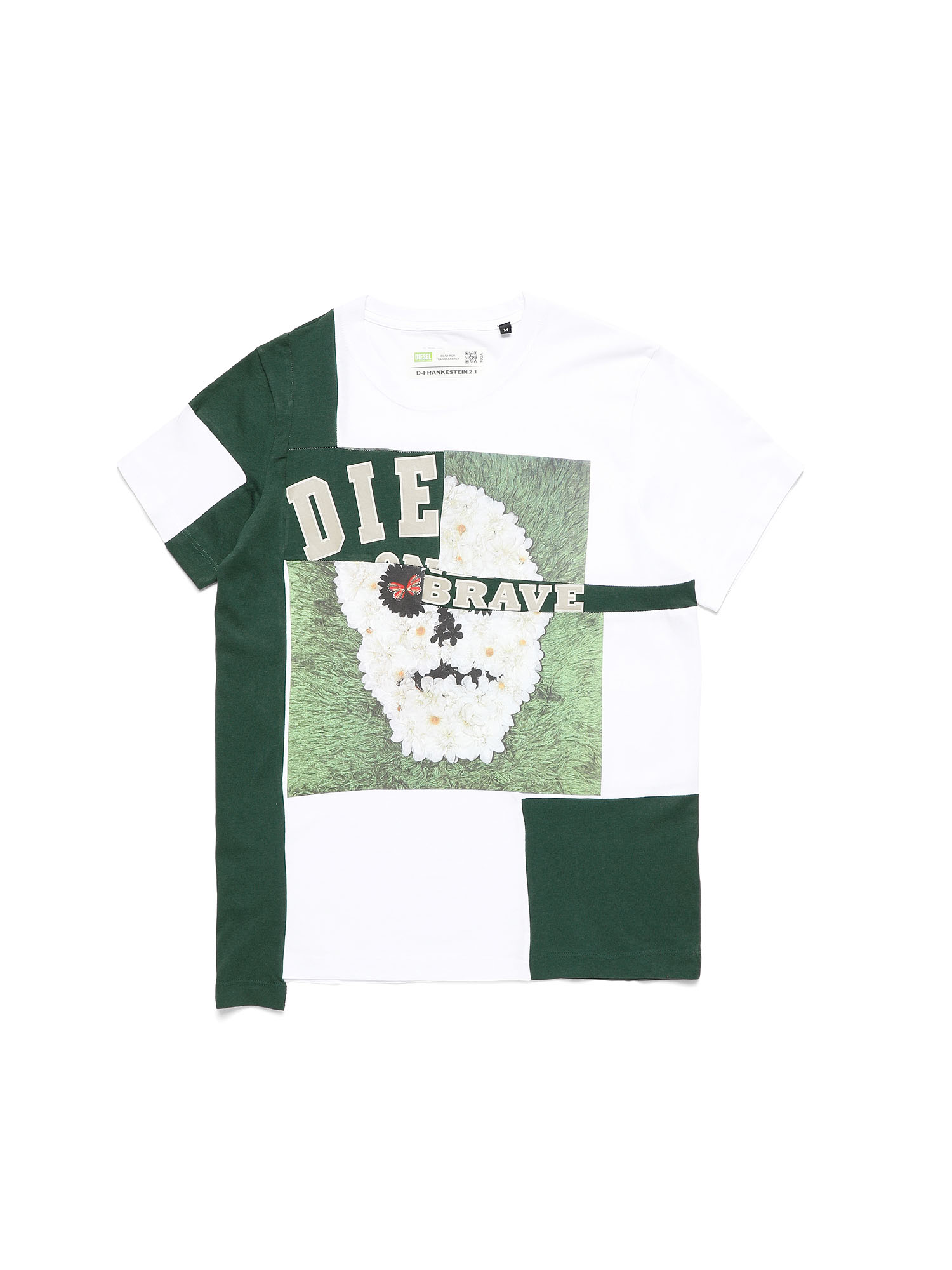 D-FRANKENSTEIN 2.1, White/Green Diesel - D-FRANKENSTEIN 2.1, White/Green - T-Shirts - Image 1