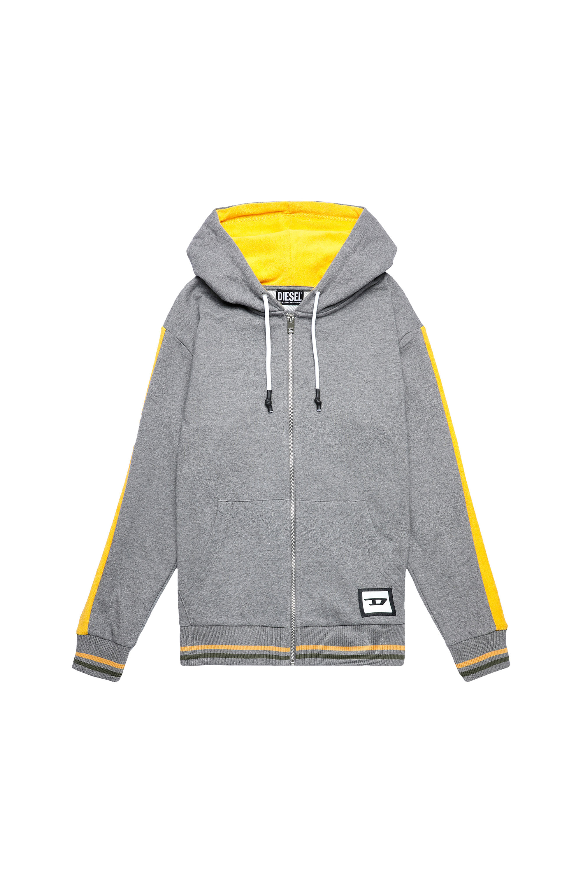 UMLT-BRANDON-Z-SP, Grey/Yellow - Sweaters