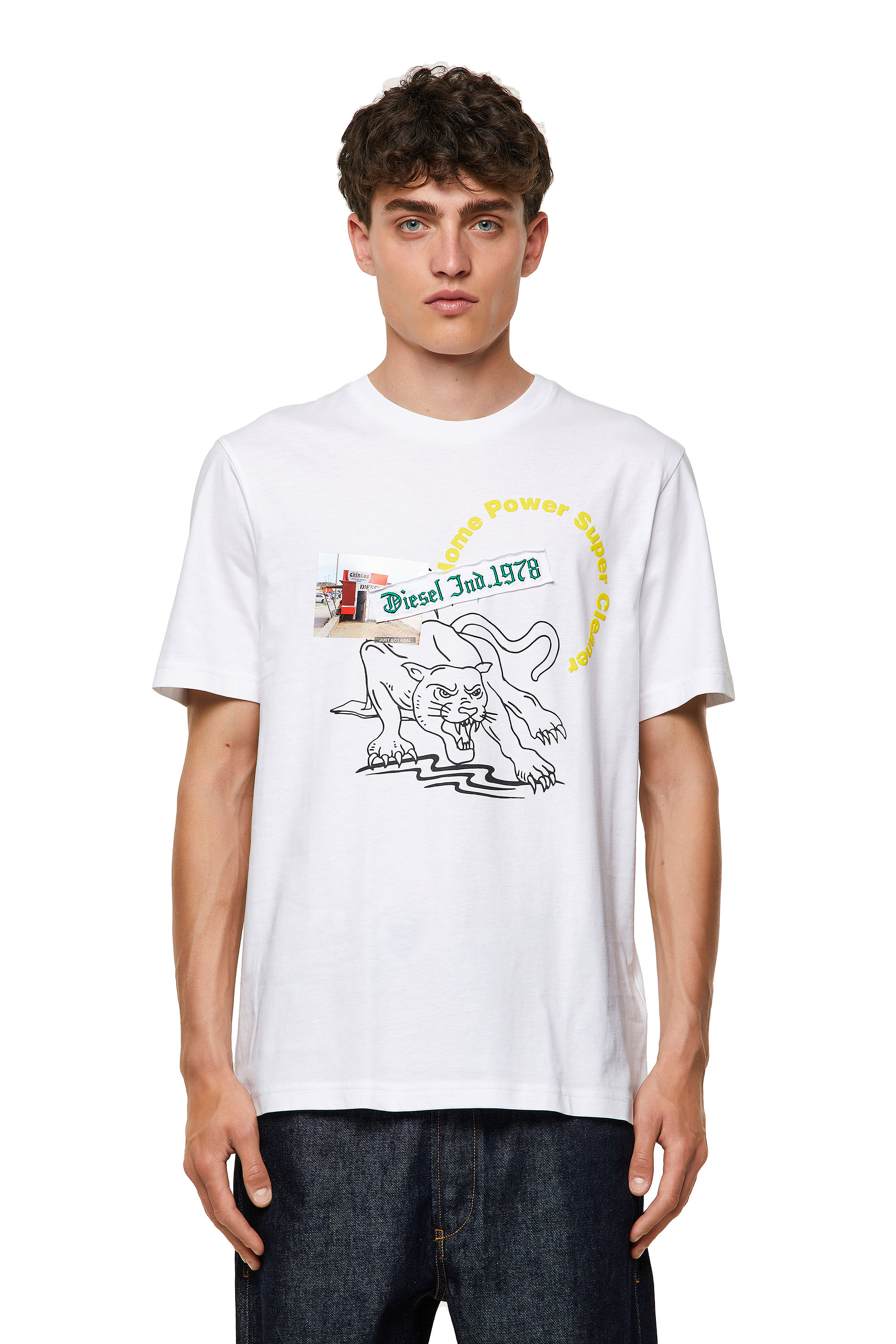 T-JUST-B60, White Diesel - T-JUST-B60, White - T-Shirts - Image 1