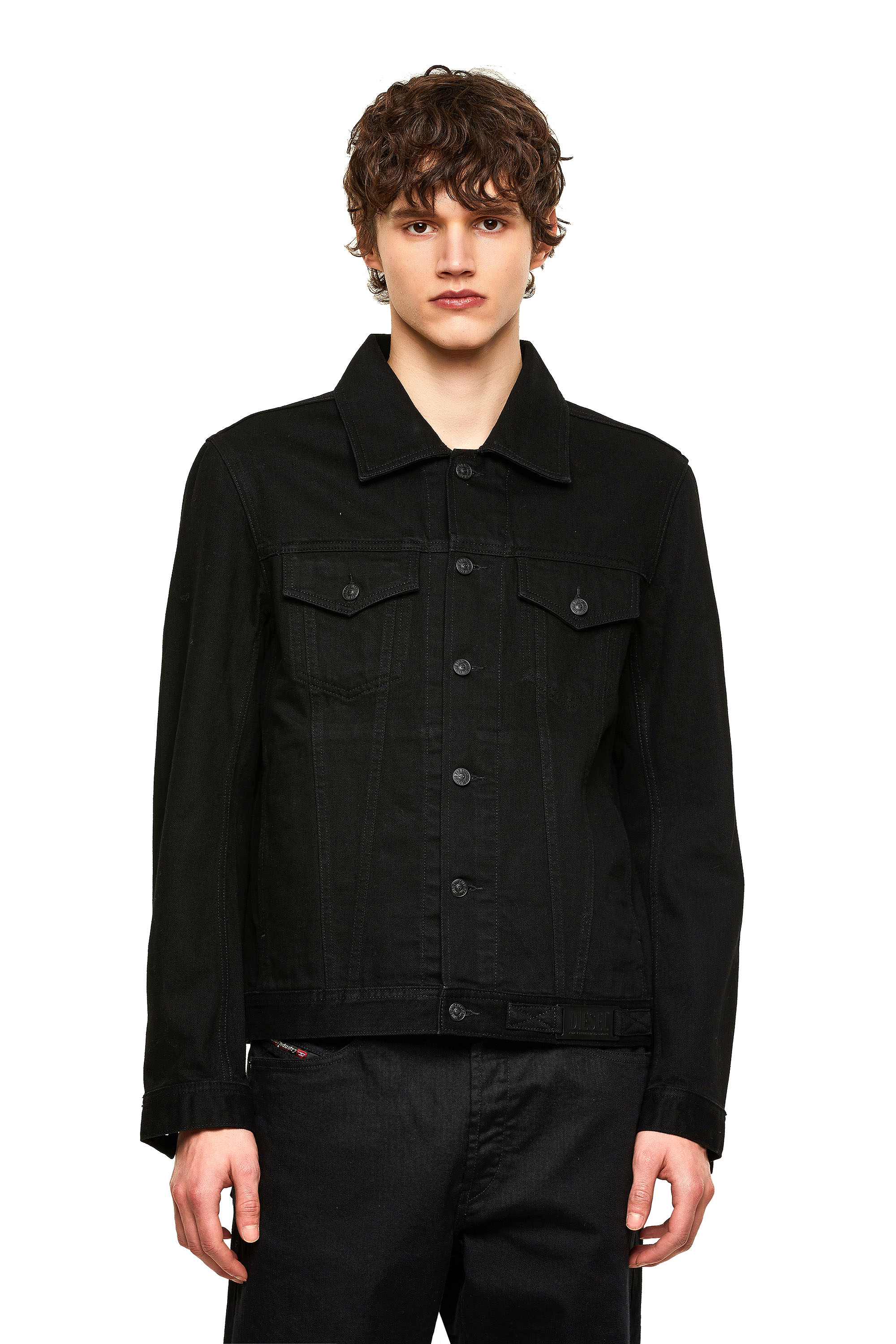 NHILL-C1, Black Diesel - NHILL-C1, Black - Denim Jackets - Image 1