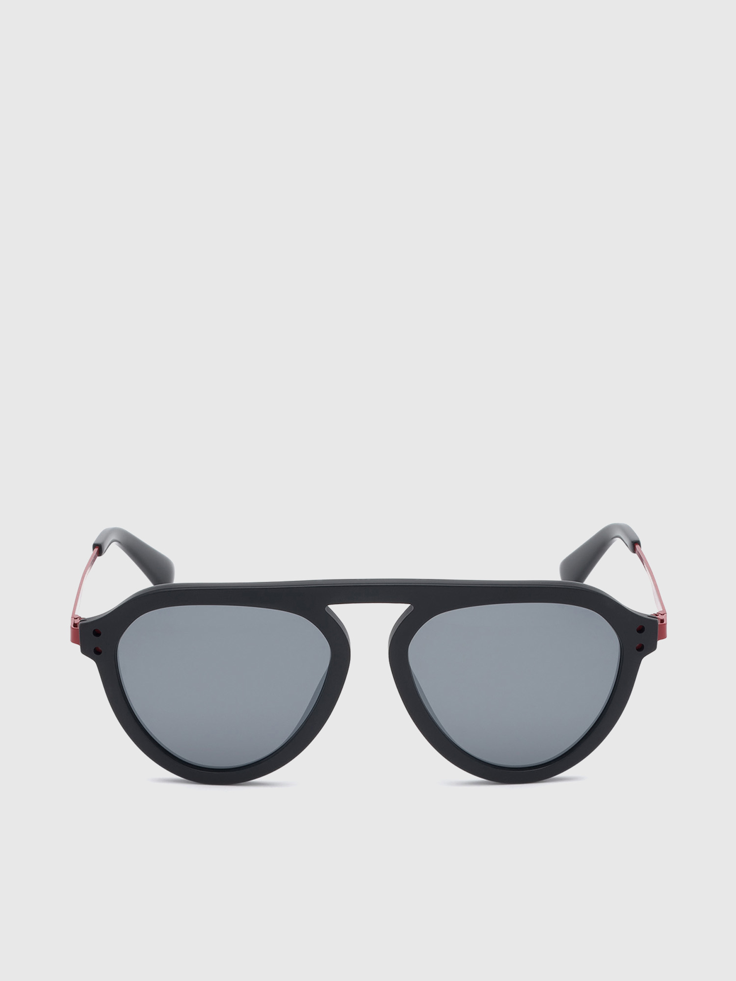 DL0277, Black/Red Diesel - DL0277, Black/Red - Sunglasses - Image 1