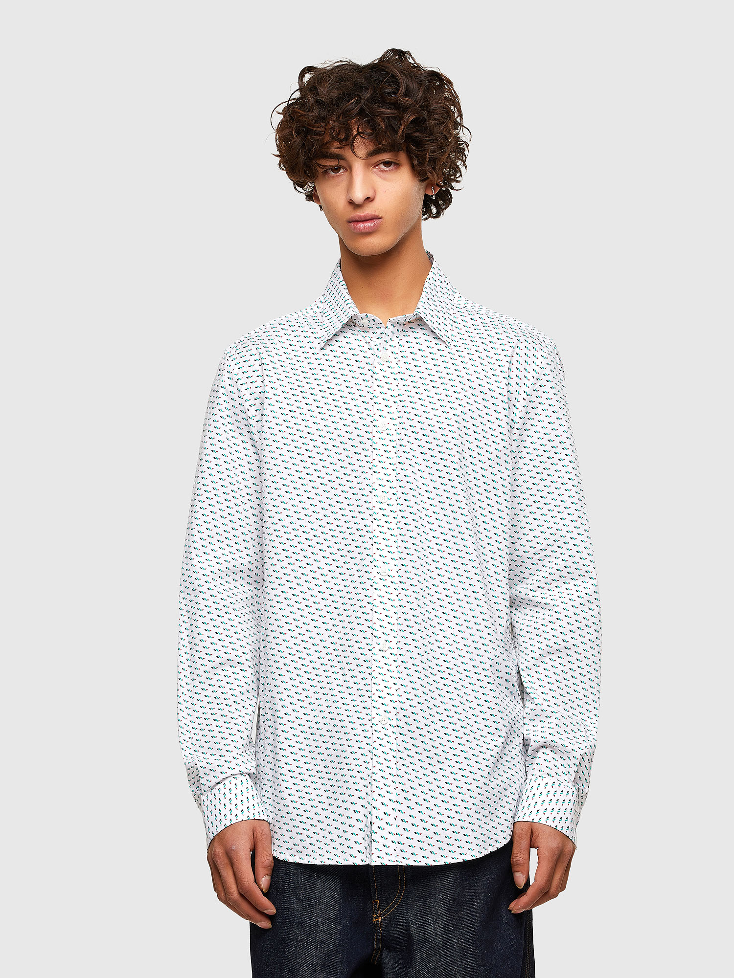 S-RILEY-KA-A, White Diesel - S-RILEY-KA-A, White - Shirts - Image 1