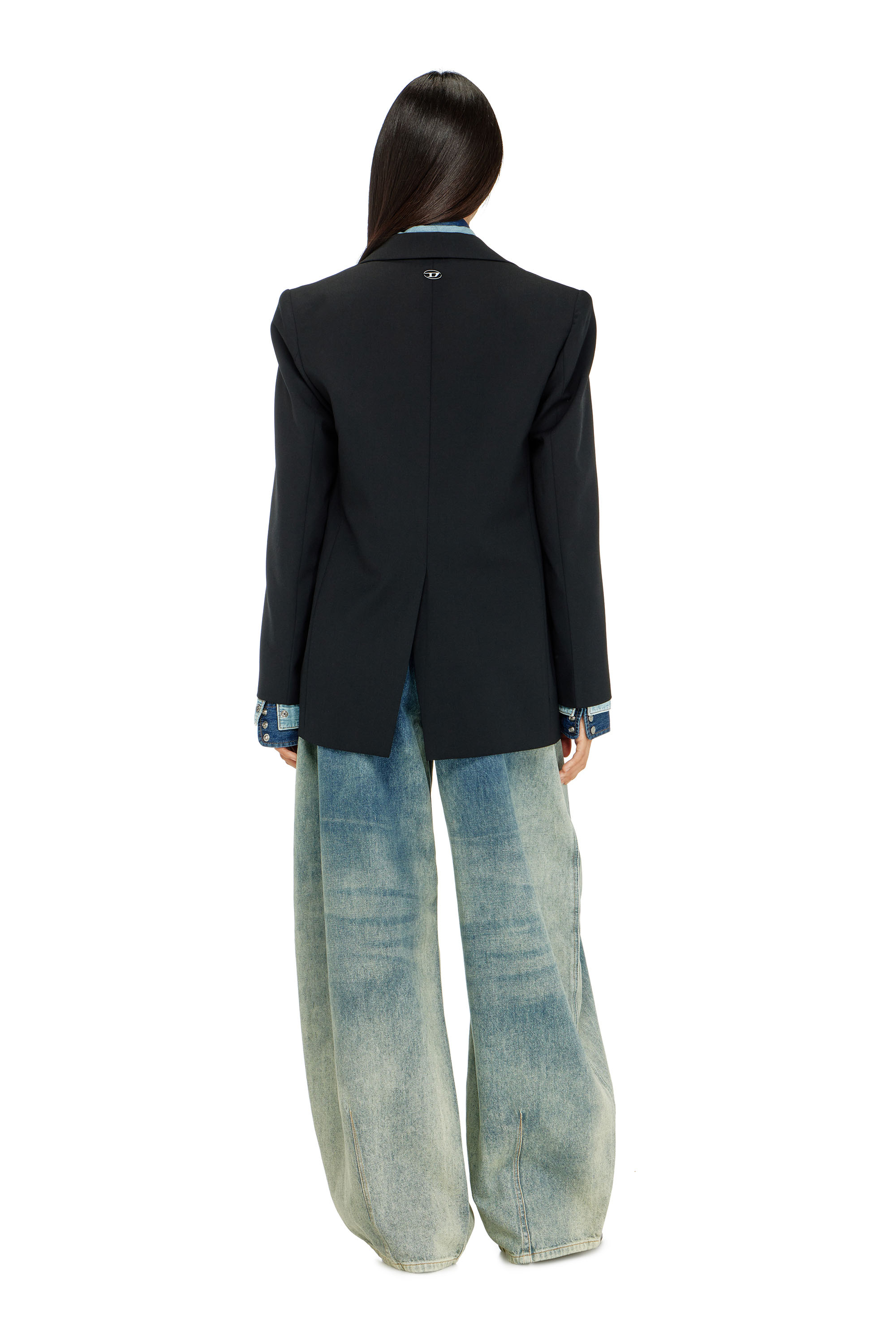 Diesel - Woman's Relaxed Jeans 1987 D-Khelz 007EF, Medium blue - 4