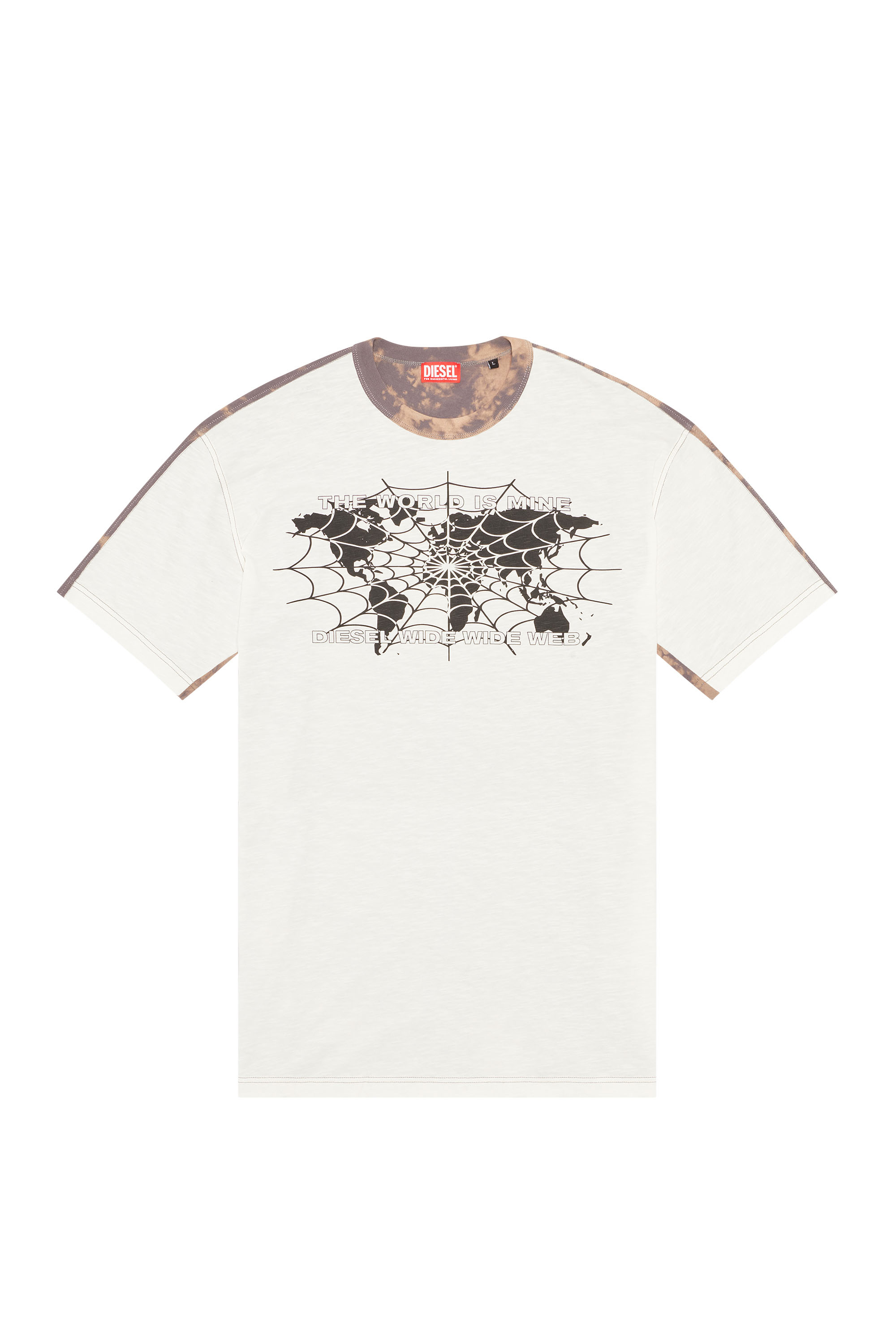 Diesel - T-WASHBICOL, Pink/White - Image 3