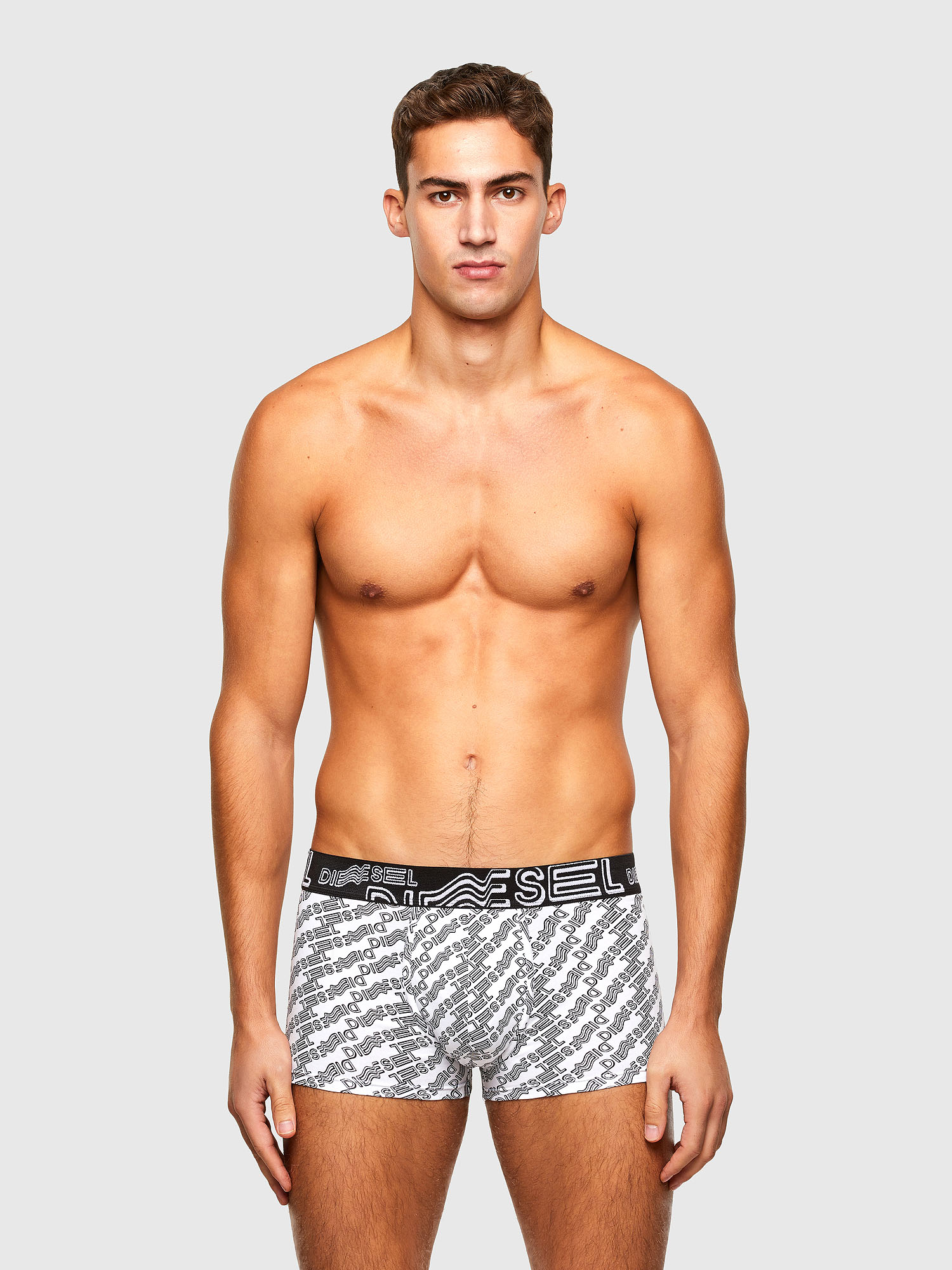 UMBX-DAMIEN, White/Black Diesel - UMBX-DAMIEN, White/Black - Trunks - Image 1