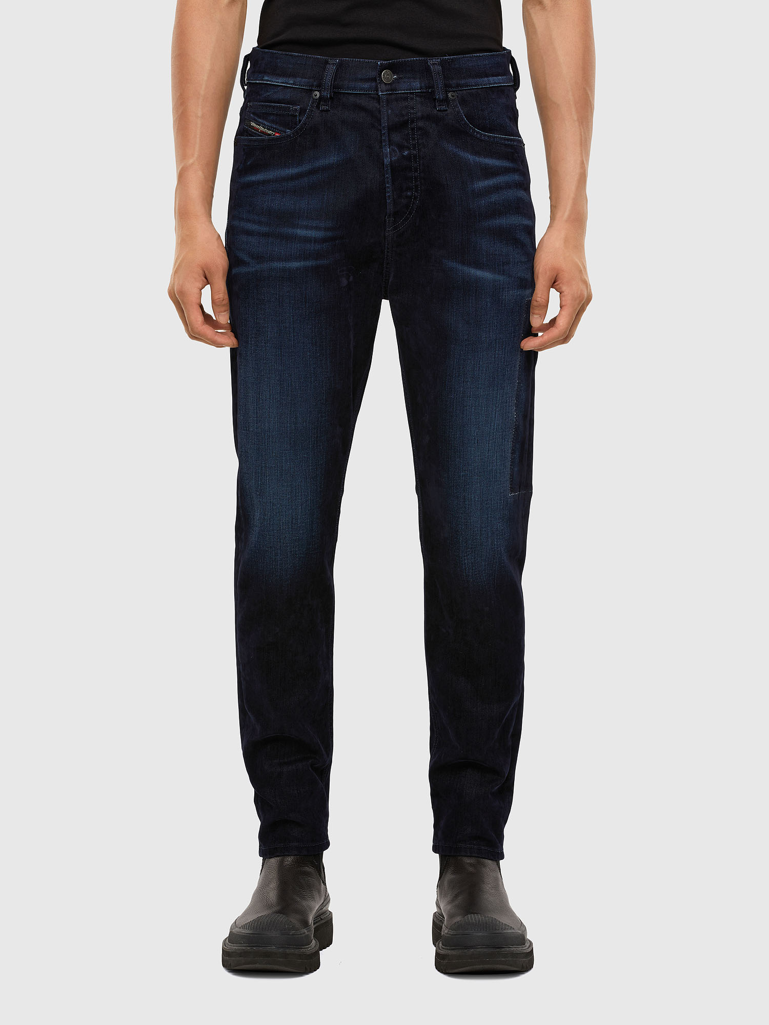 D-Vider 009KU, Dark Blue Diesel - D-Vider 009KU, Dark Blue - Jeans - Image 1