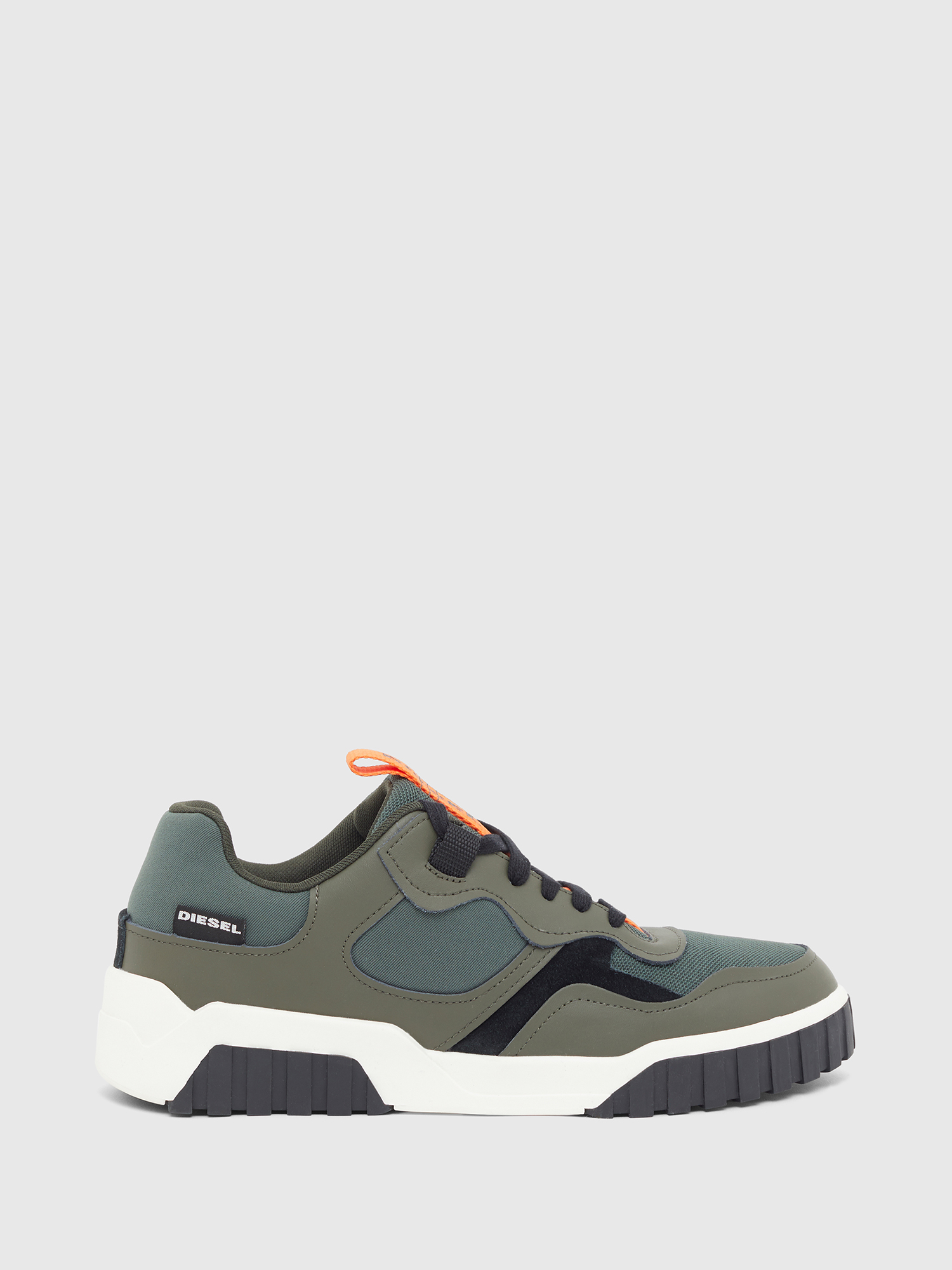 S-RUA LOW SK, Olive Green Diesel - S-RUA LOW SK, Olive Green - Sneakers - Image 1