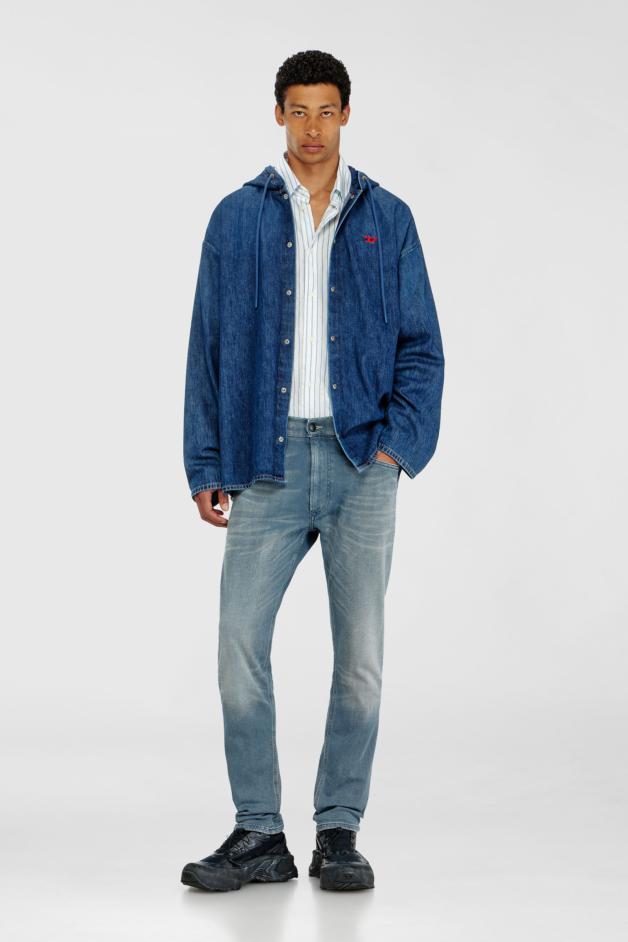 Diesel - Man's Regular 2032 D-Krooley-BW Joggjeans&reg; 09P91, Light Blue - 1