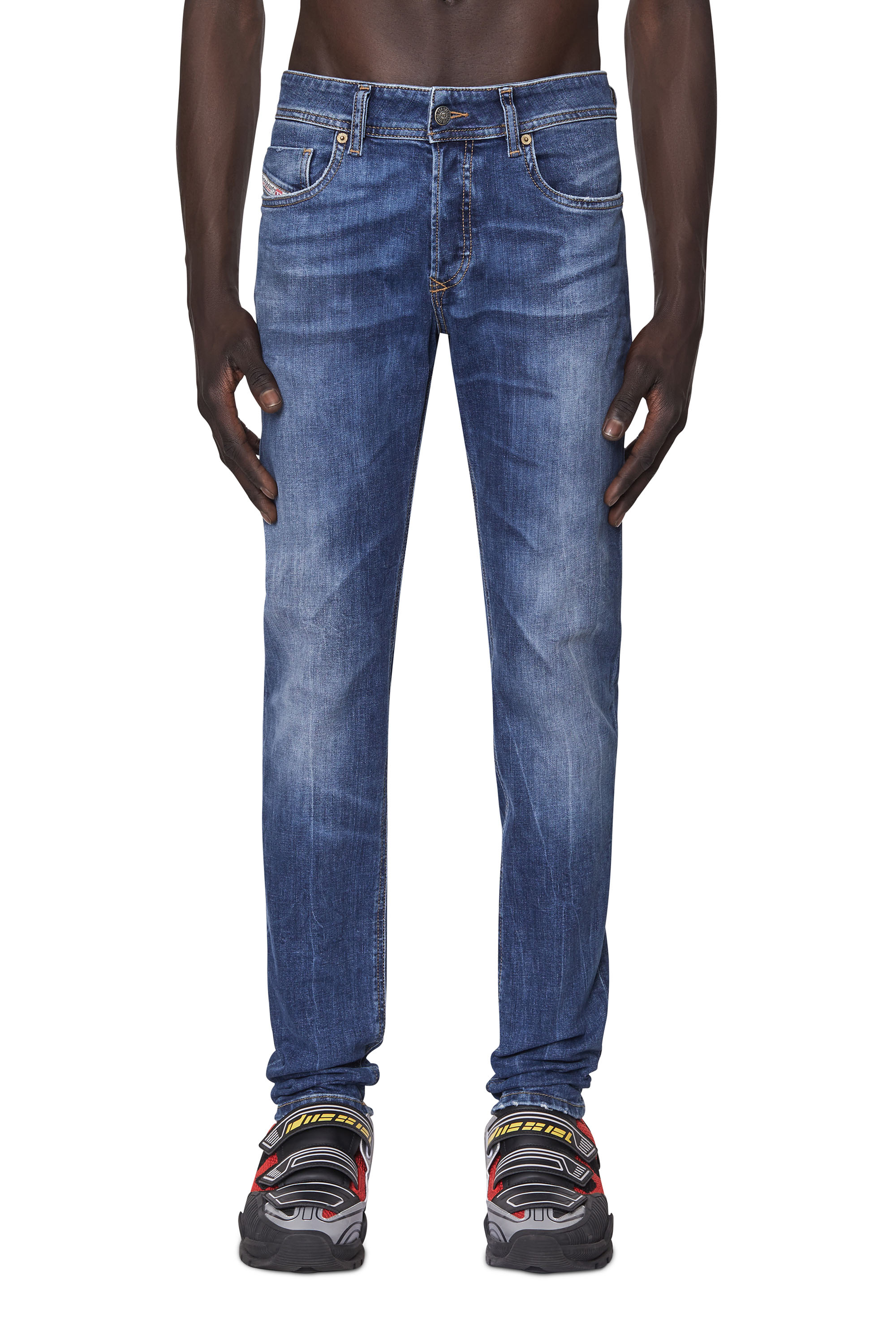 Sleenker 009PK, Medium blue Diesel - Sleenker 009PK, Medium blue - Jeans - Image 1