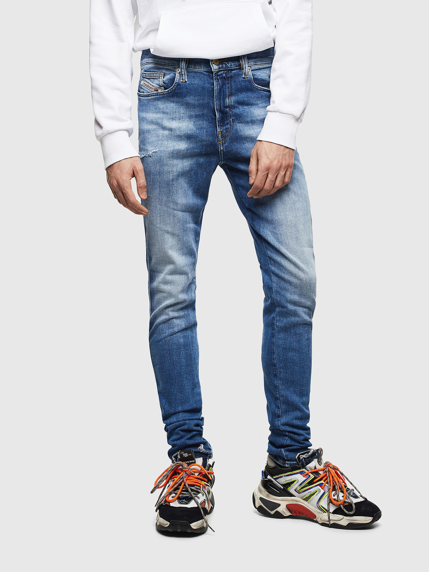 D-Istort 009CJ, Medium blue Diesel - D-Istort 009CJ, Medium blue - Jeans - Image 1
