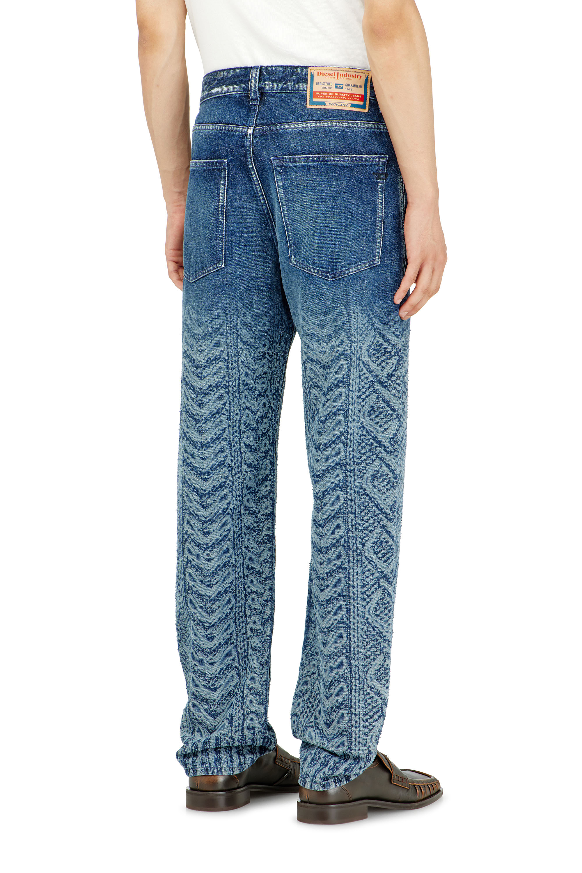 Diesel - Man's Regular Jeans 2024 D-Macs 007EV, Dark Blue - 5
