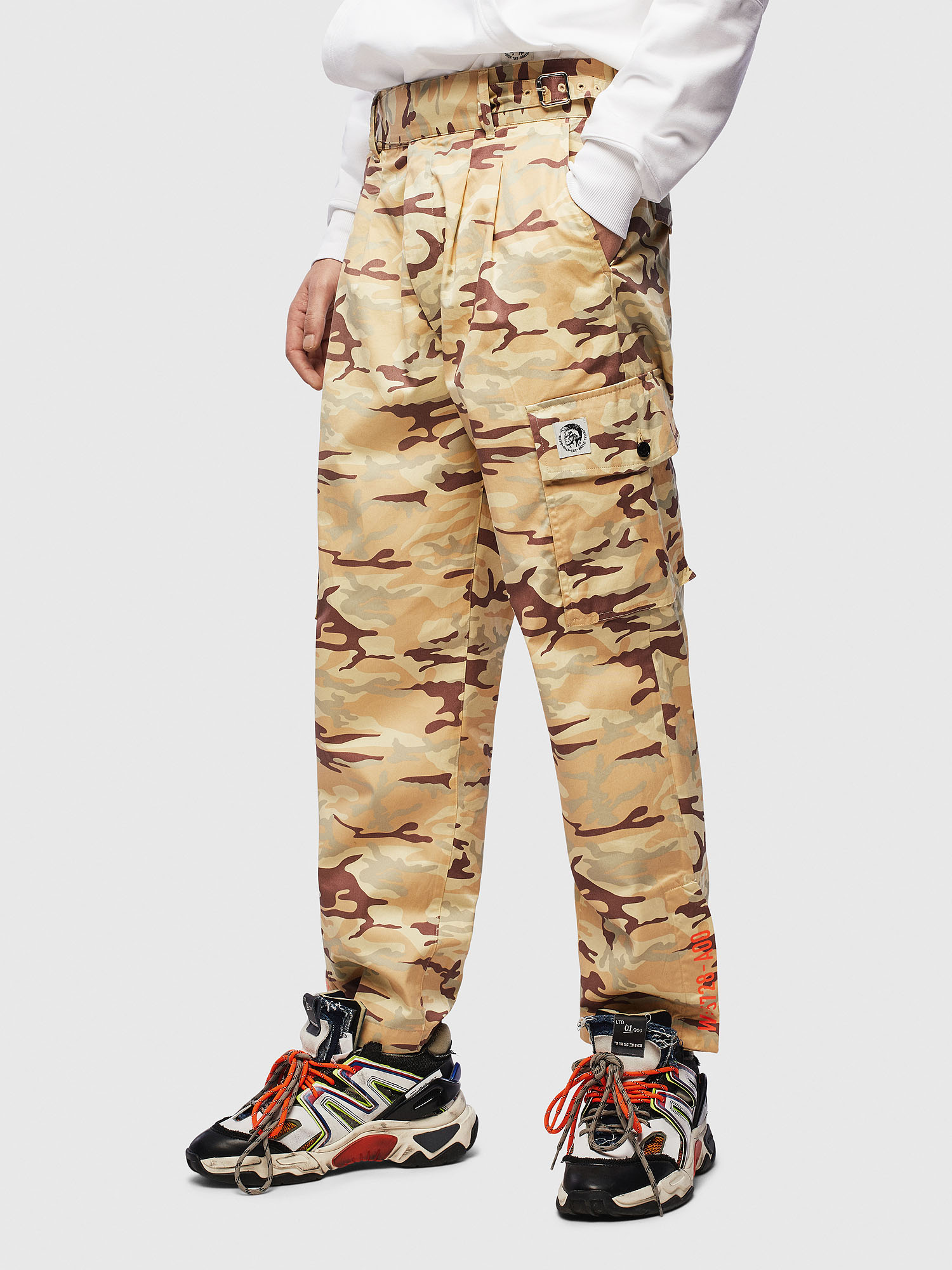 P-COOLE-CARGO, Beige Diesel - P-COOLE-CARGO, Beige - Pants - Image 1
