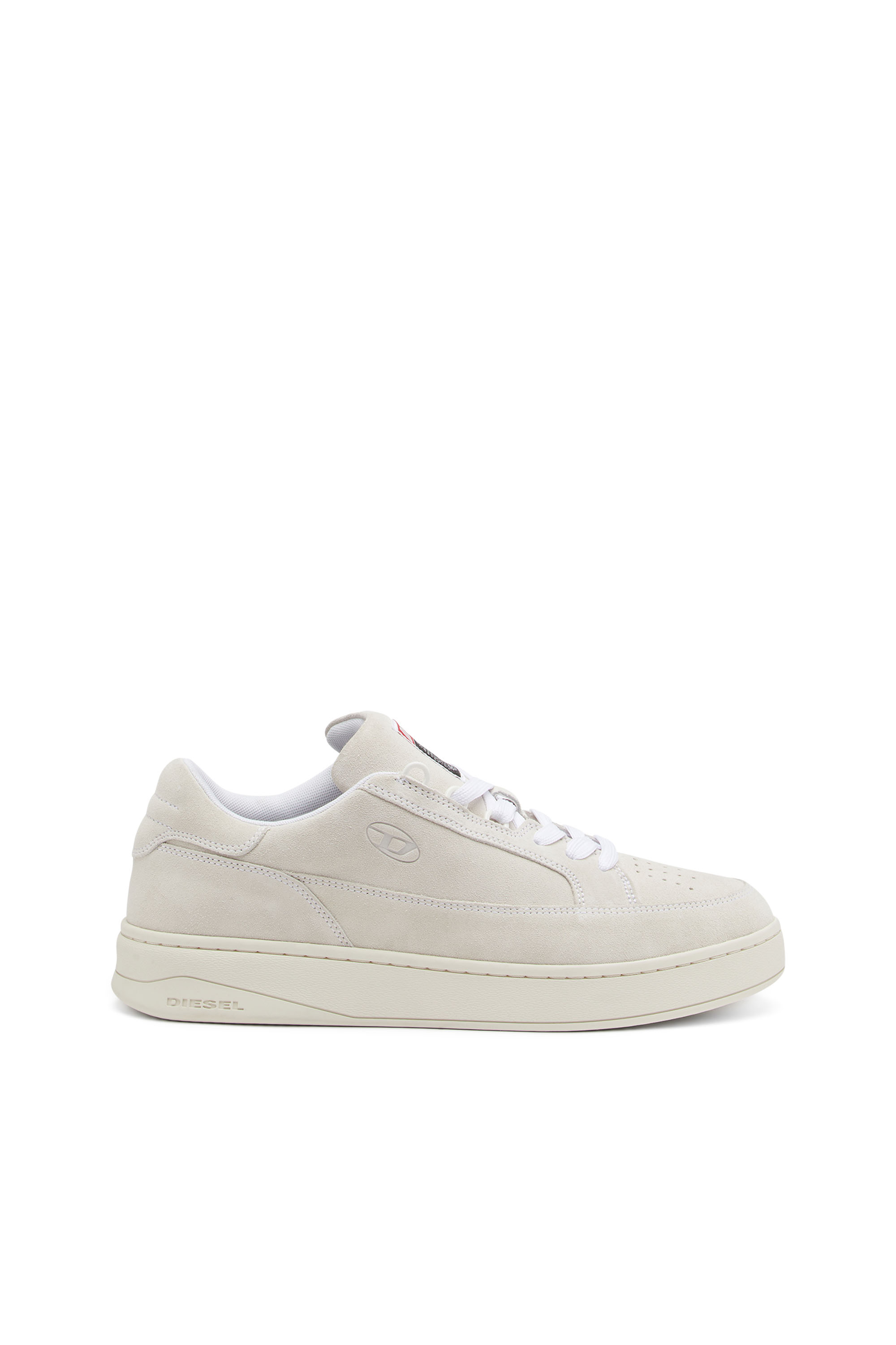 S-SINNA LOW X Unisex: Suede trainers with oval D logo | Diesel
