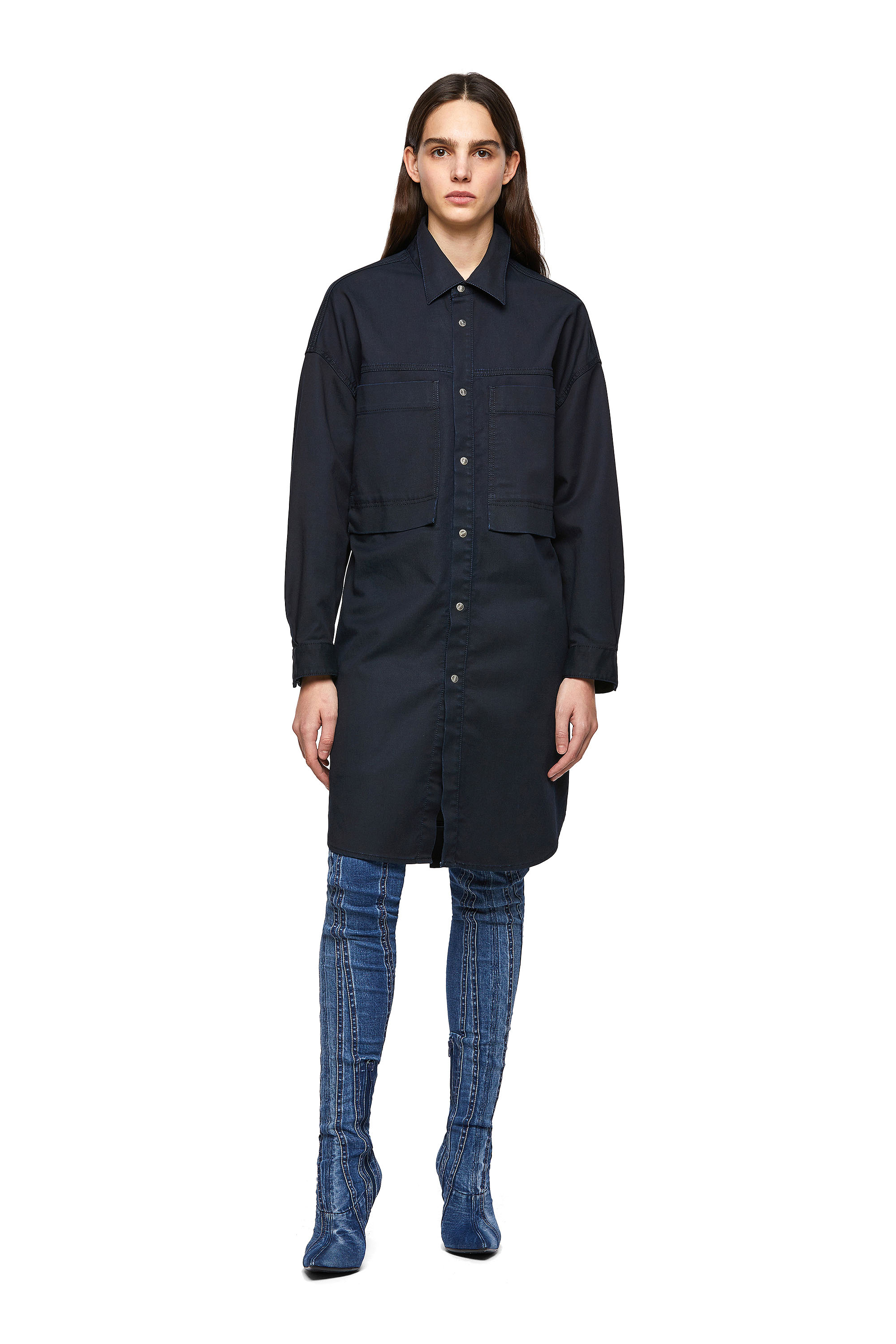 D-BABLYX-SP JOGGJEANS, Dark Blue Diesel - D-BABLYX-SP JOGGJEANS, Dark Blue - Dresses - Image 1