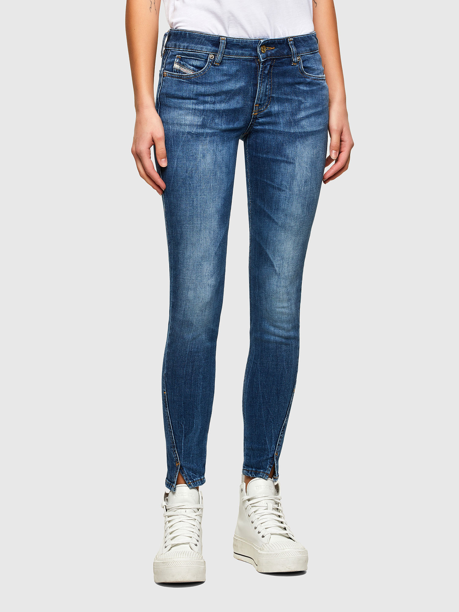 D-Jevel 009PK, Medium blue Diesel - D-Jevel 009PK, Medium blue - Jeans - Image 1