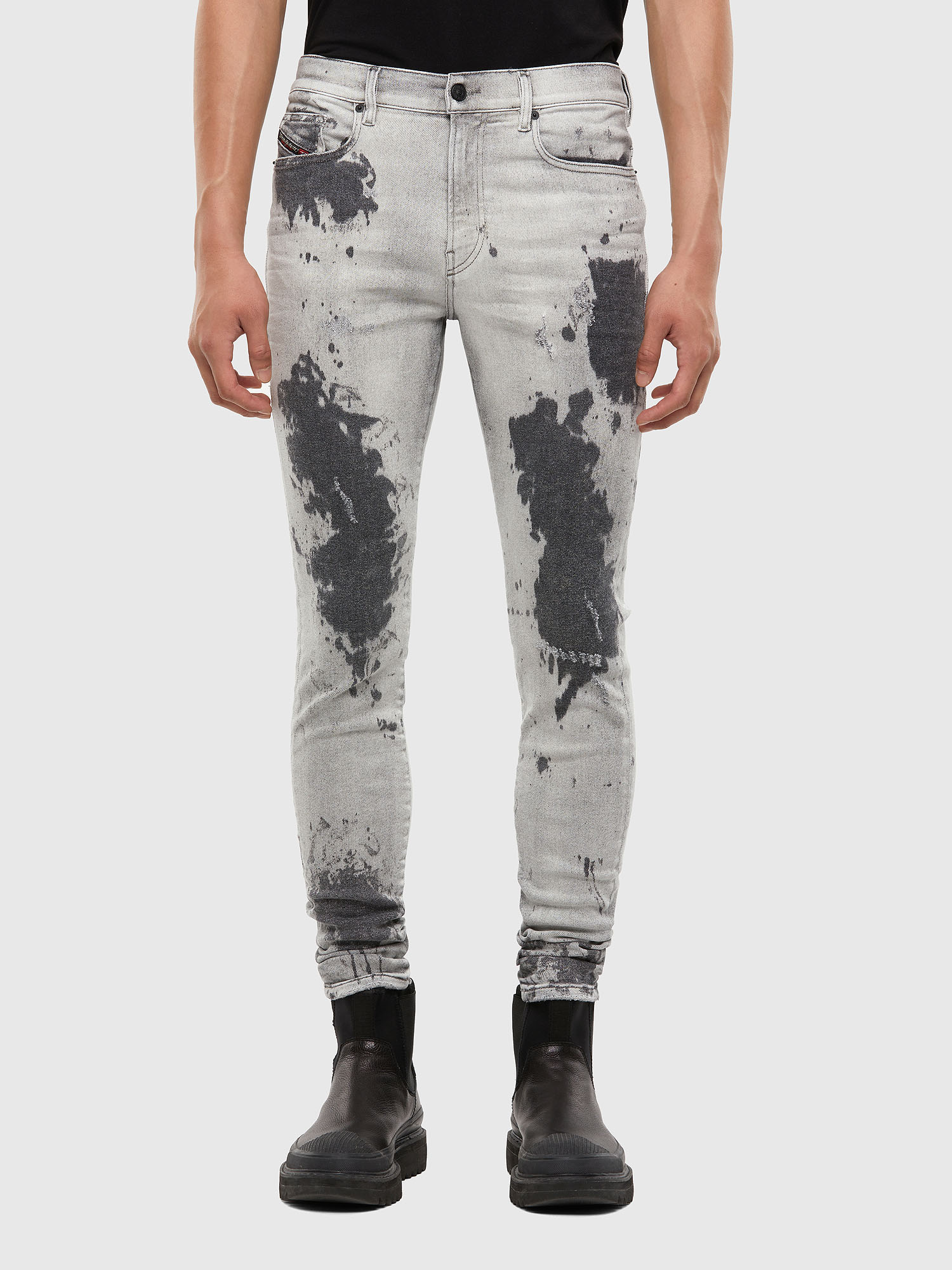 D-Amny 009GM, Light Grey Diesel - D-Amny 009GM, Light Grey - Jeans - Image 1